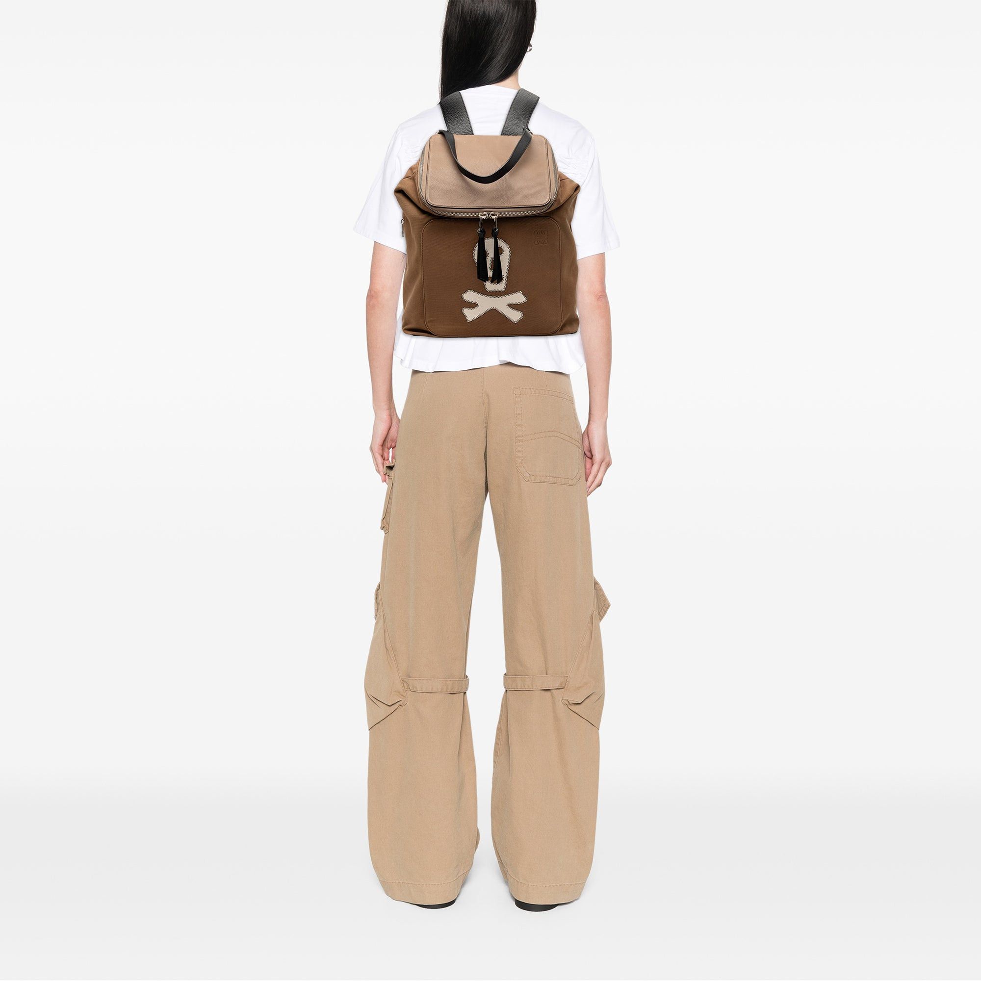 Loewe Large Canvas Skull Goya Backpack Size ONE SIZE - 9 Thumbnail