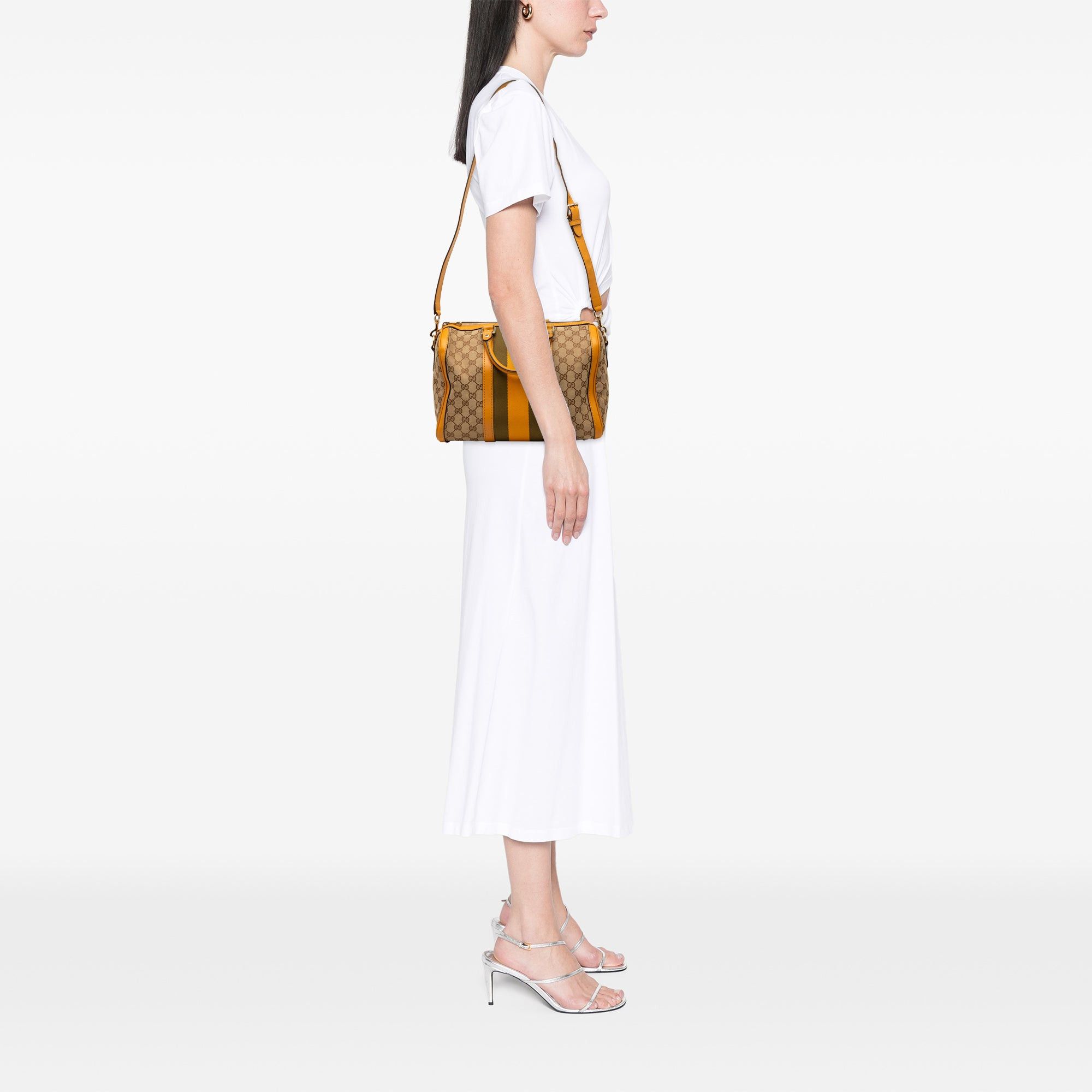 Gucci Medium GG Canvas Web Joy Boston Bag Size ONE SIZE - 7 Thumbnail