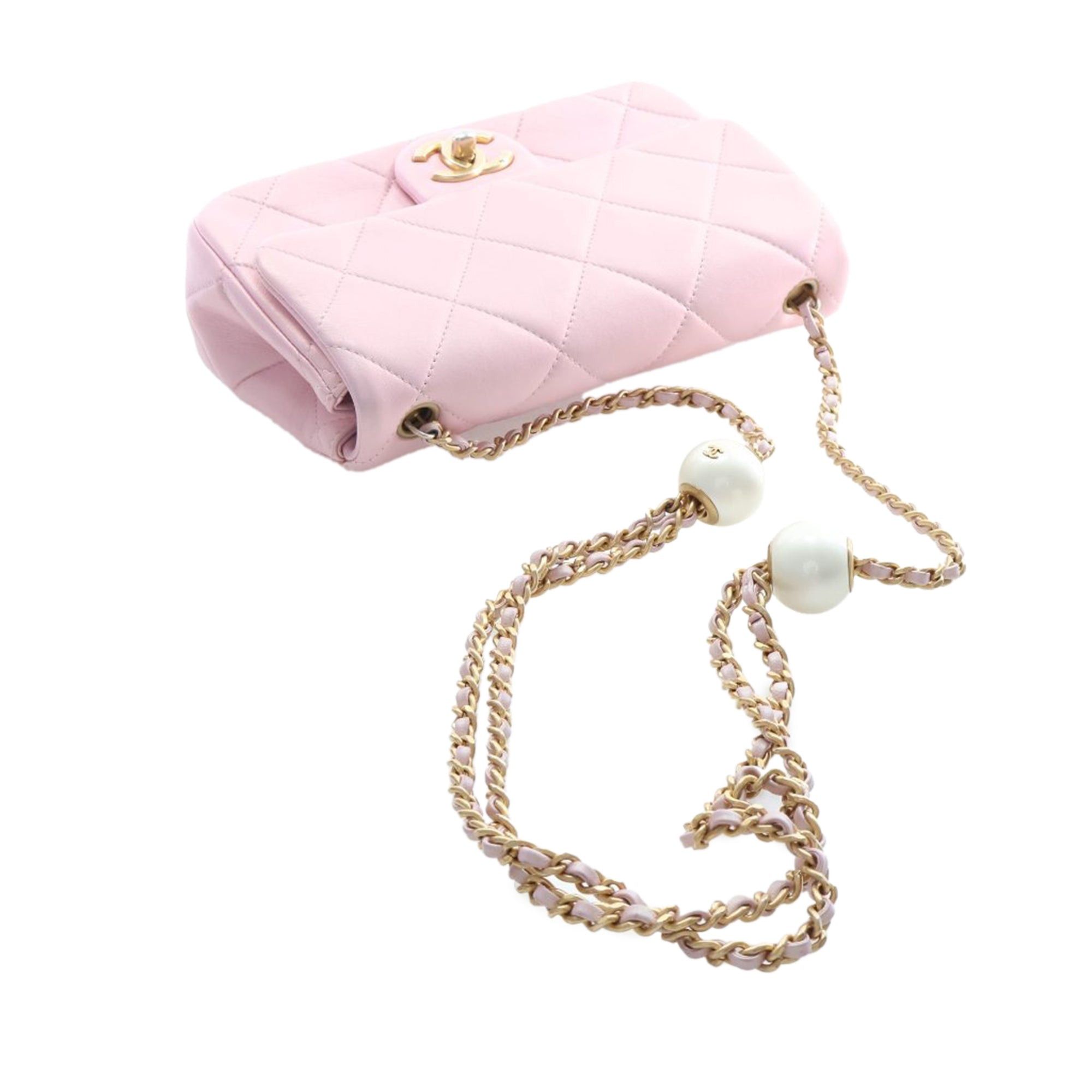 Chanel Mini Quilted Iridescent Lambskin Pearly Flap Size ONE SIZE - 14 Thumbnail