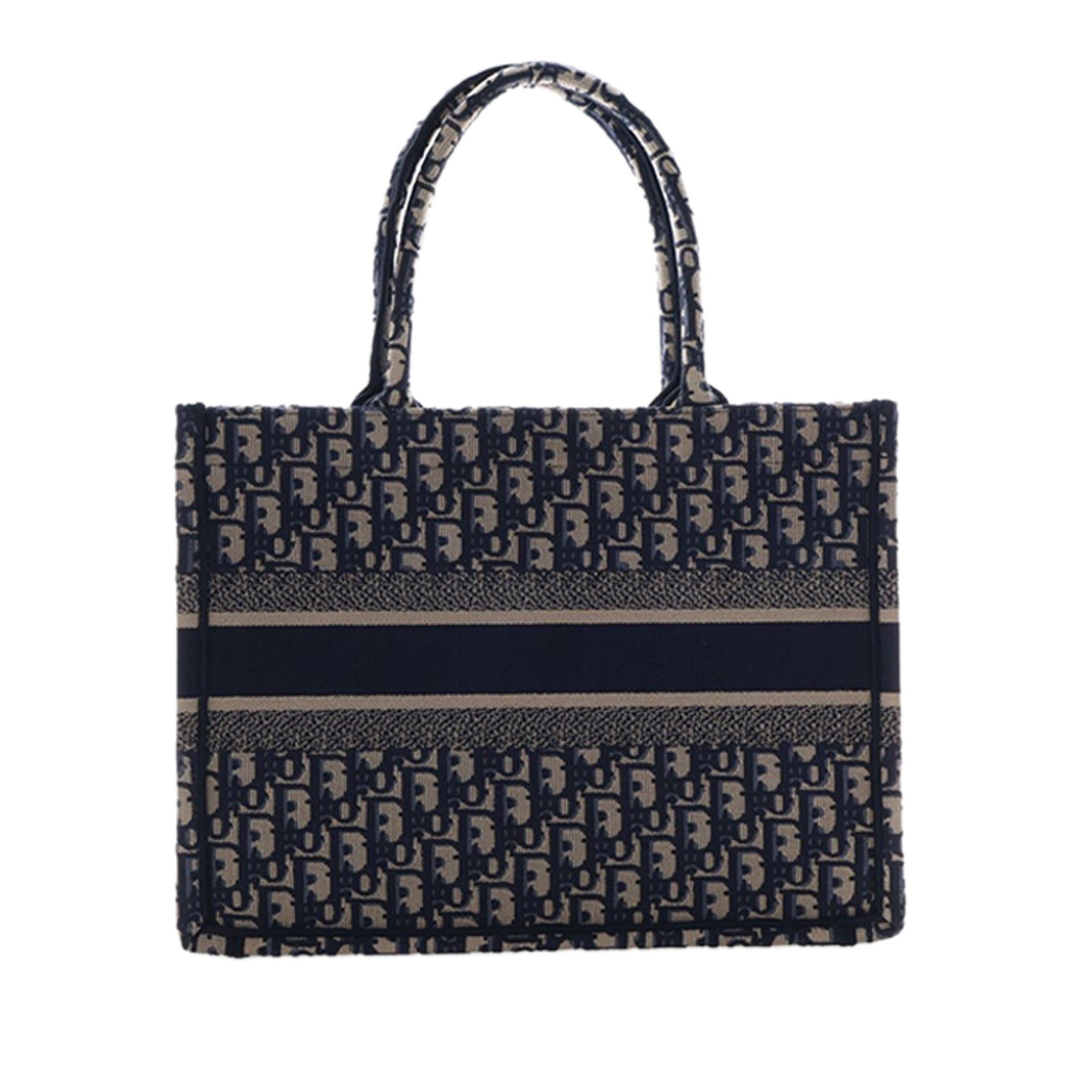 Dior Medium Oblique Embroidered Canvas Book Tote Size ONE SIZE - 4 Thumbnail