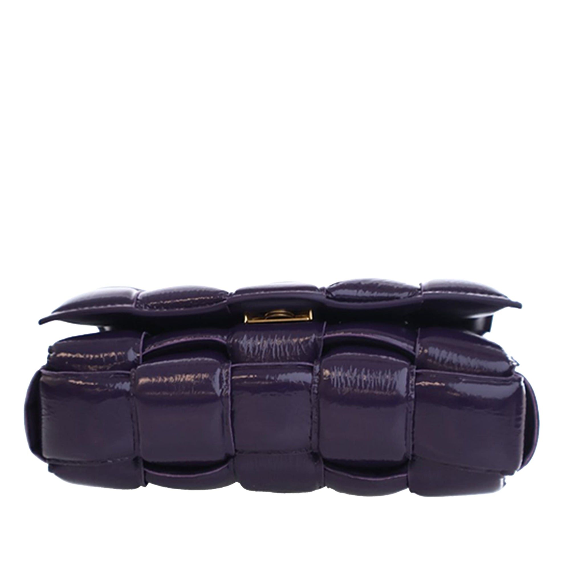 Bottega Veneta Patent Intrecciato Padded Cassette Crossbody Size ONE SIZE - 5 Thumbnail