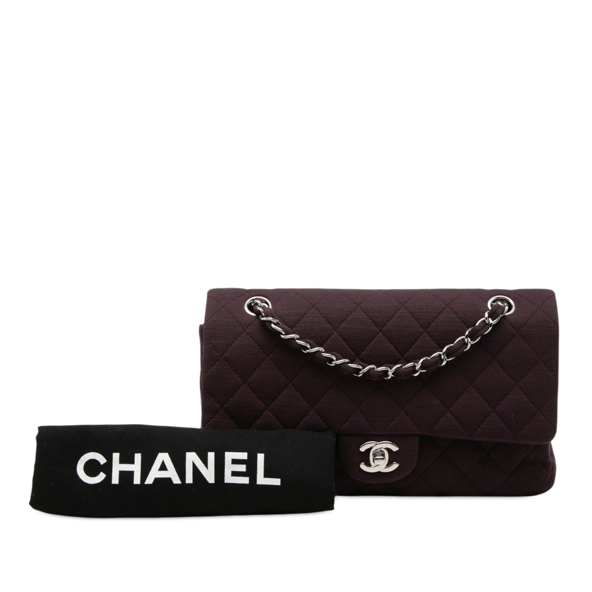 Chanel Medium Classic Jersey Double Flap Size ONE SIZE - 8 Thumbnail