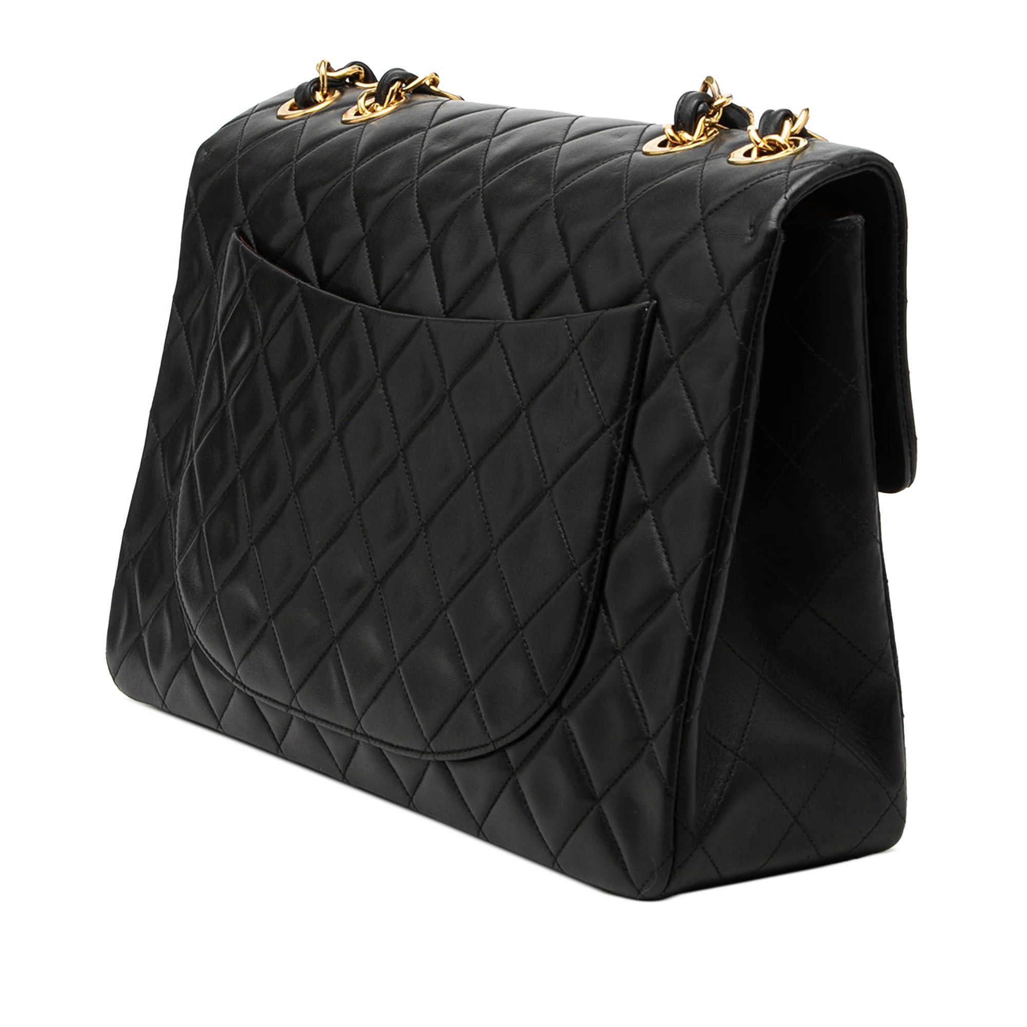 Chanel Maxi XL Classic Lambskin Single Flap Size ONE SIZE - 2 Thumbnail