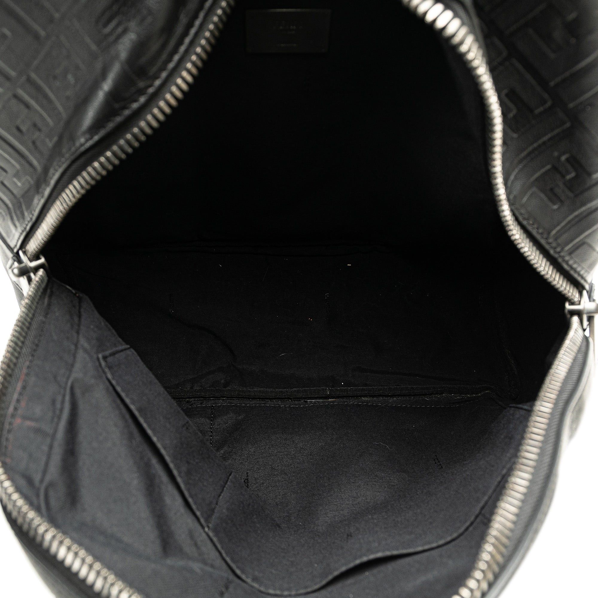 Fendi Vitello Grace Zucca Embossed Leather Backpack Size ONE SIZE - 4 Thumbnail