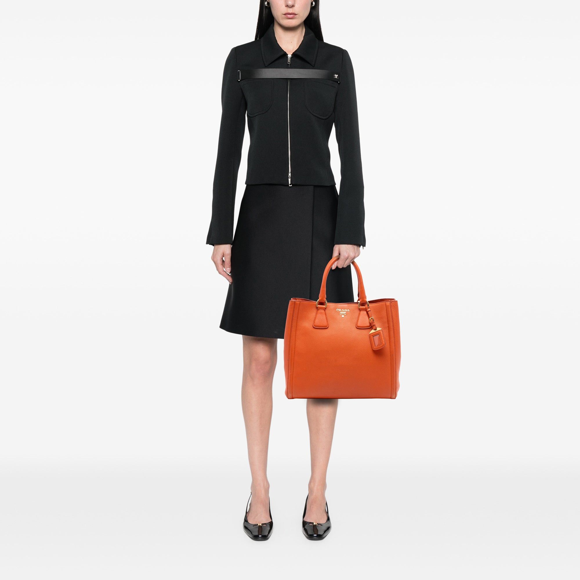 Prada Vitello Daino Open Convertible Tote Size ONE SIZE - 6 Thumbnail