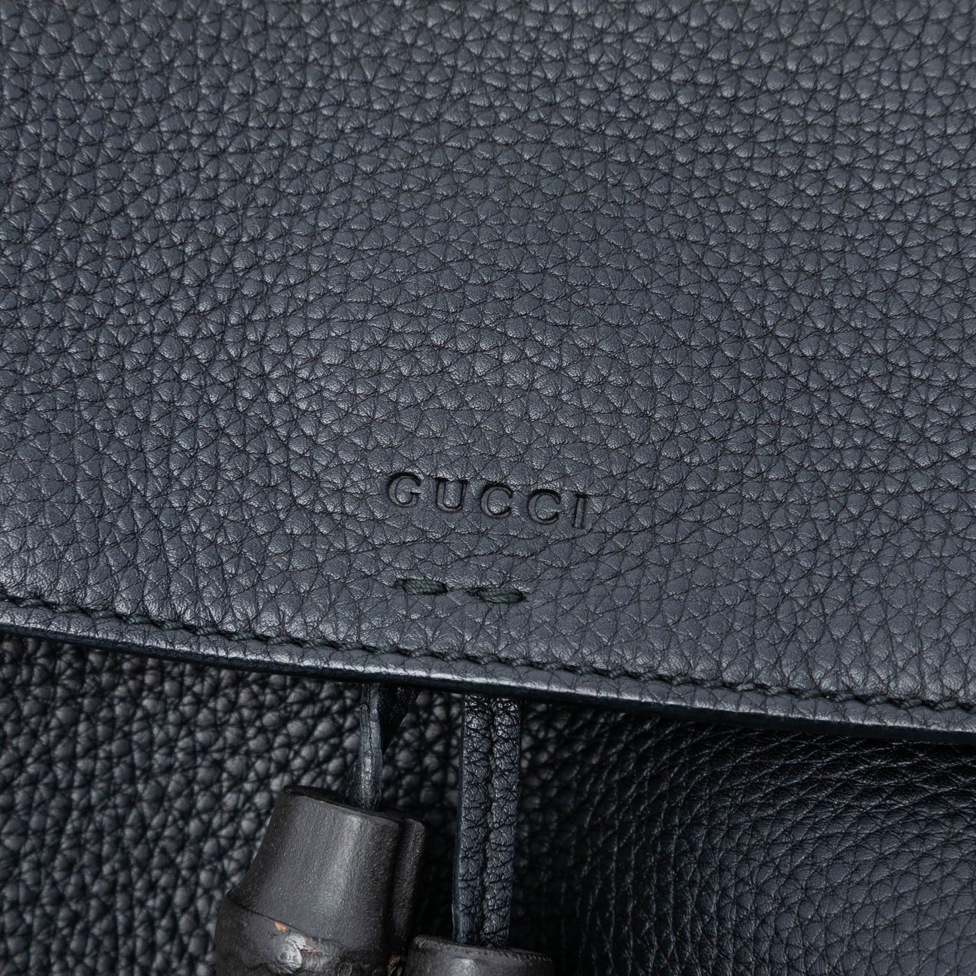 Gucci Medium Leather Bamboo Daily Crossbody Size ONE SIZE - 6 Thumbnail