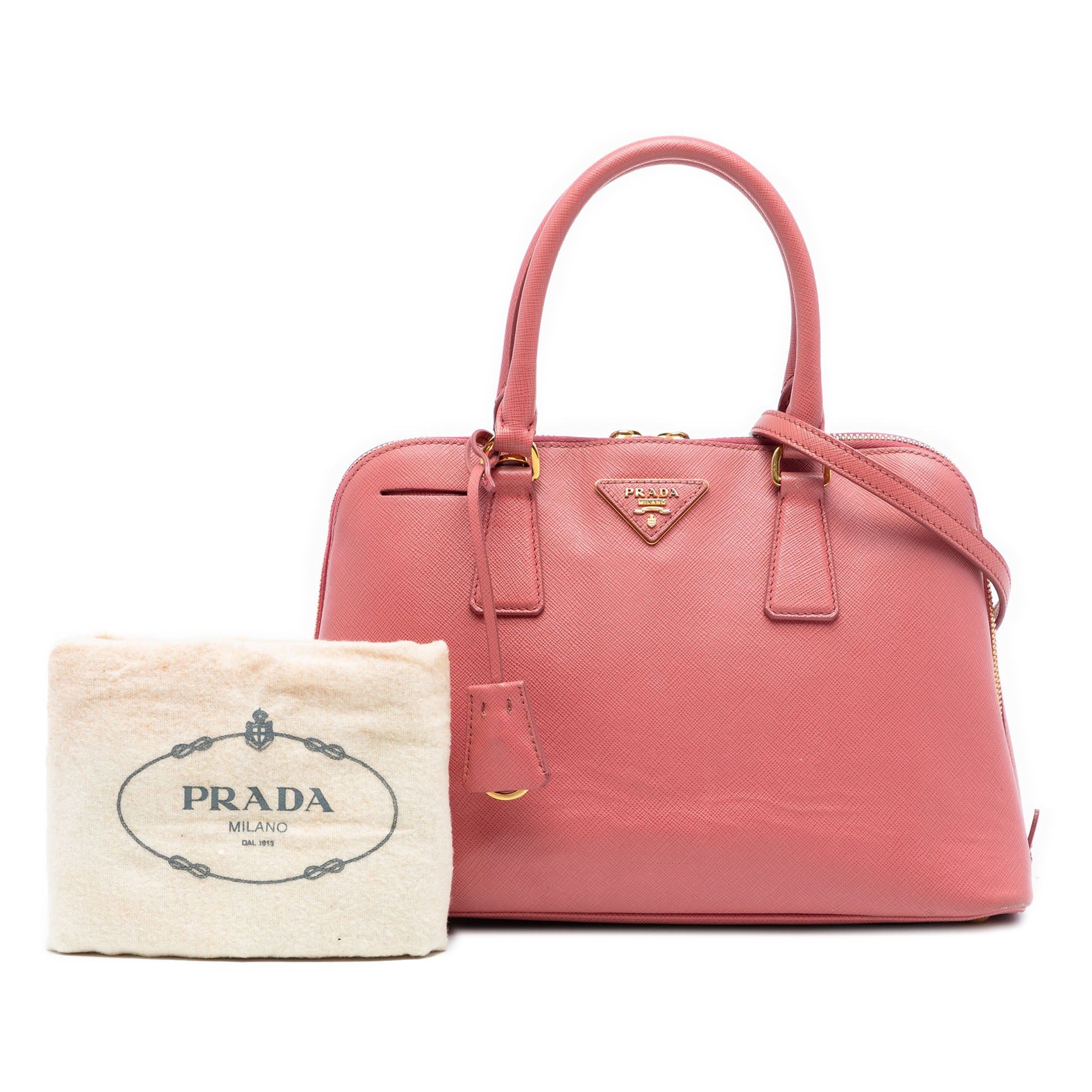 Prada Medium Saffiano Lux Promenade Satchel Size ONE SIZE - 8 Thumbnail