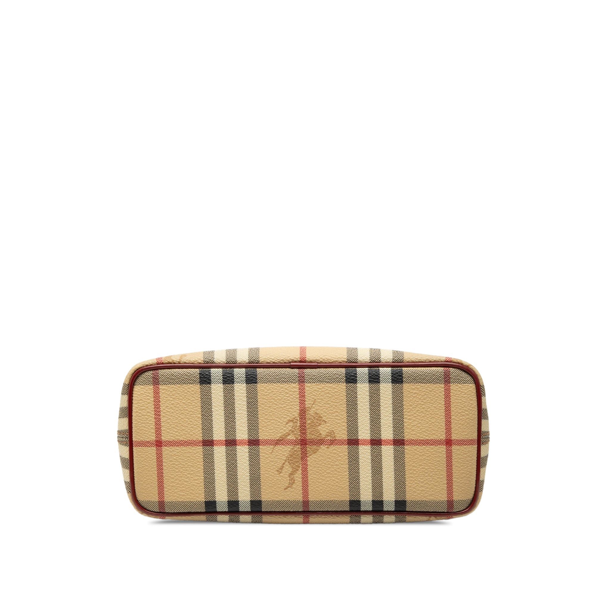 Burberry Haymarket Check Coated Canvas Handbag Size ONE SIZE - 3 Thumbnail