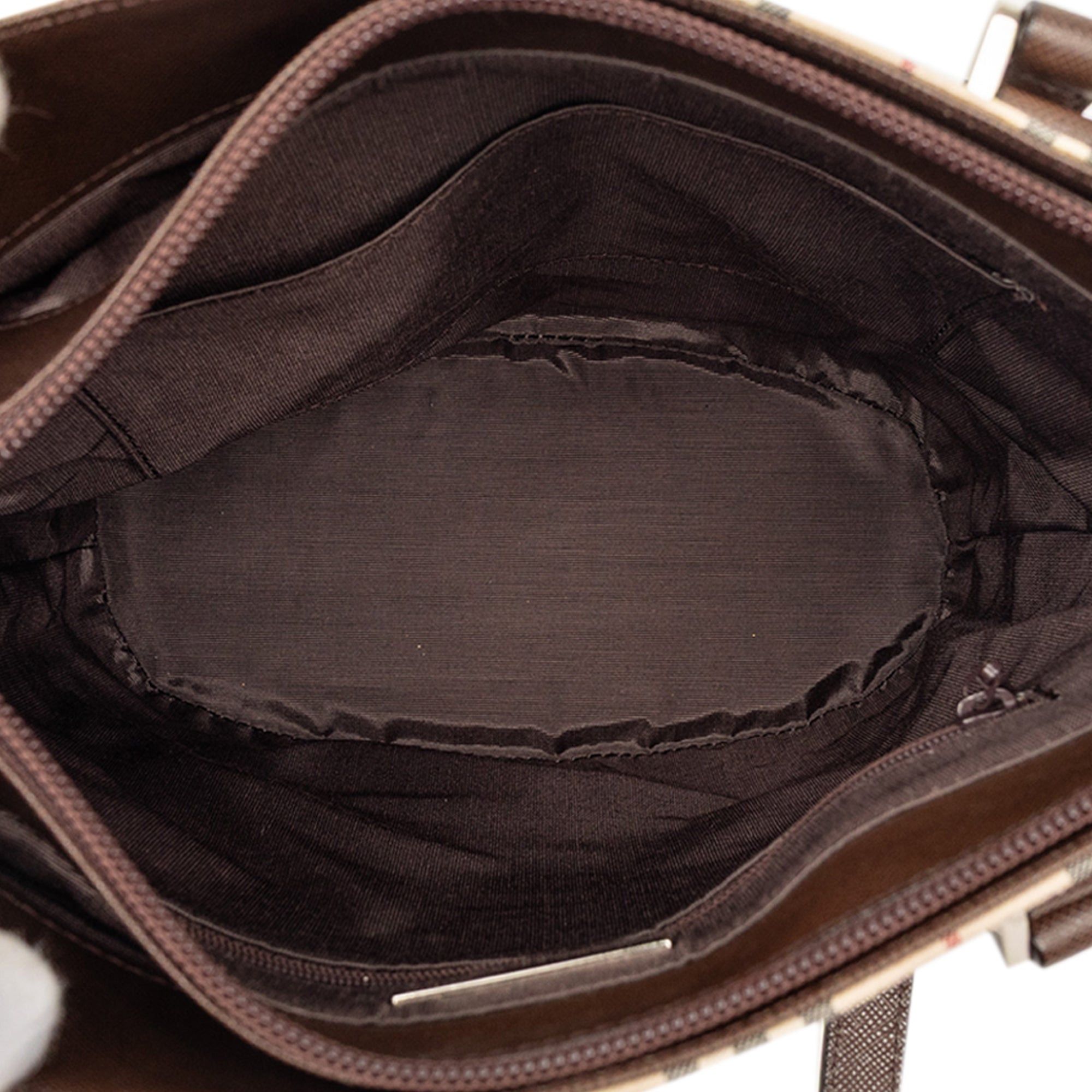Burberry House Check Canvas Bucket Bag Size ONE SIZE - 4 Thumbnail