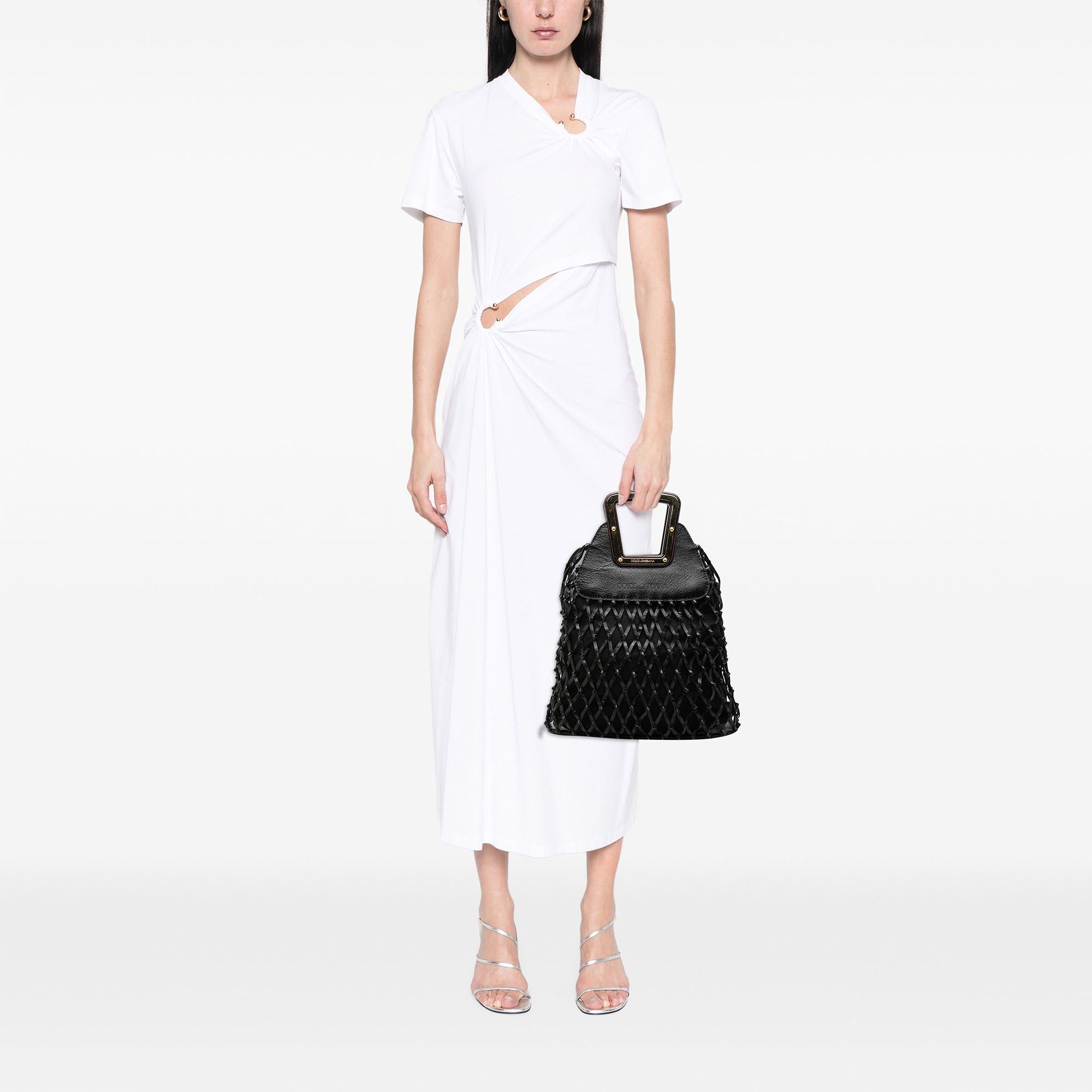 Dolce & Gabbana Woven Leather Net Handle Bag Size ONE SIZE - 6 Thumbnail