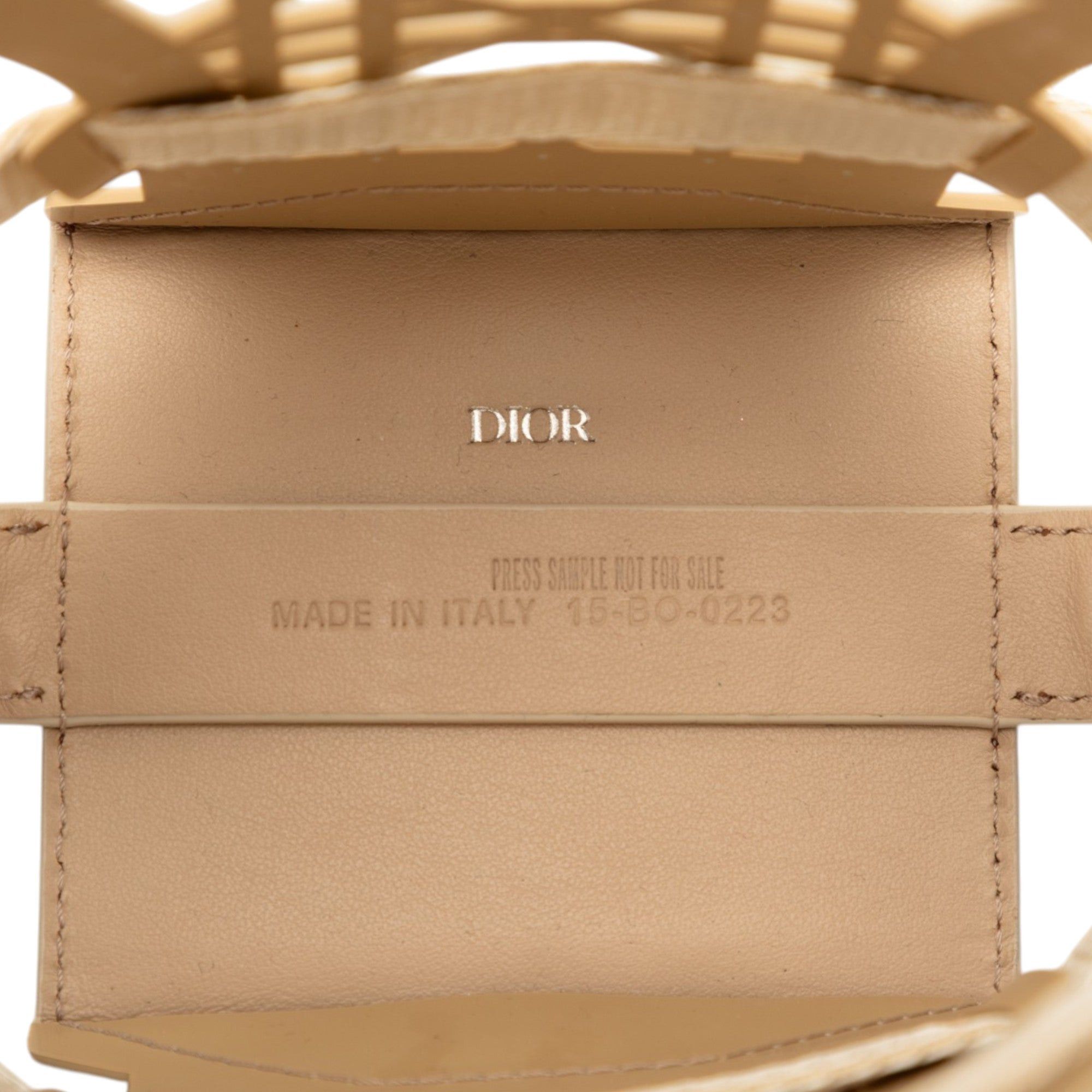 Dior Raffia and Leather Sahara Wicker Basket Bucket Bag Size ONE SIZE - 5 Thumbnail