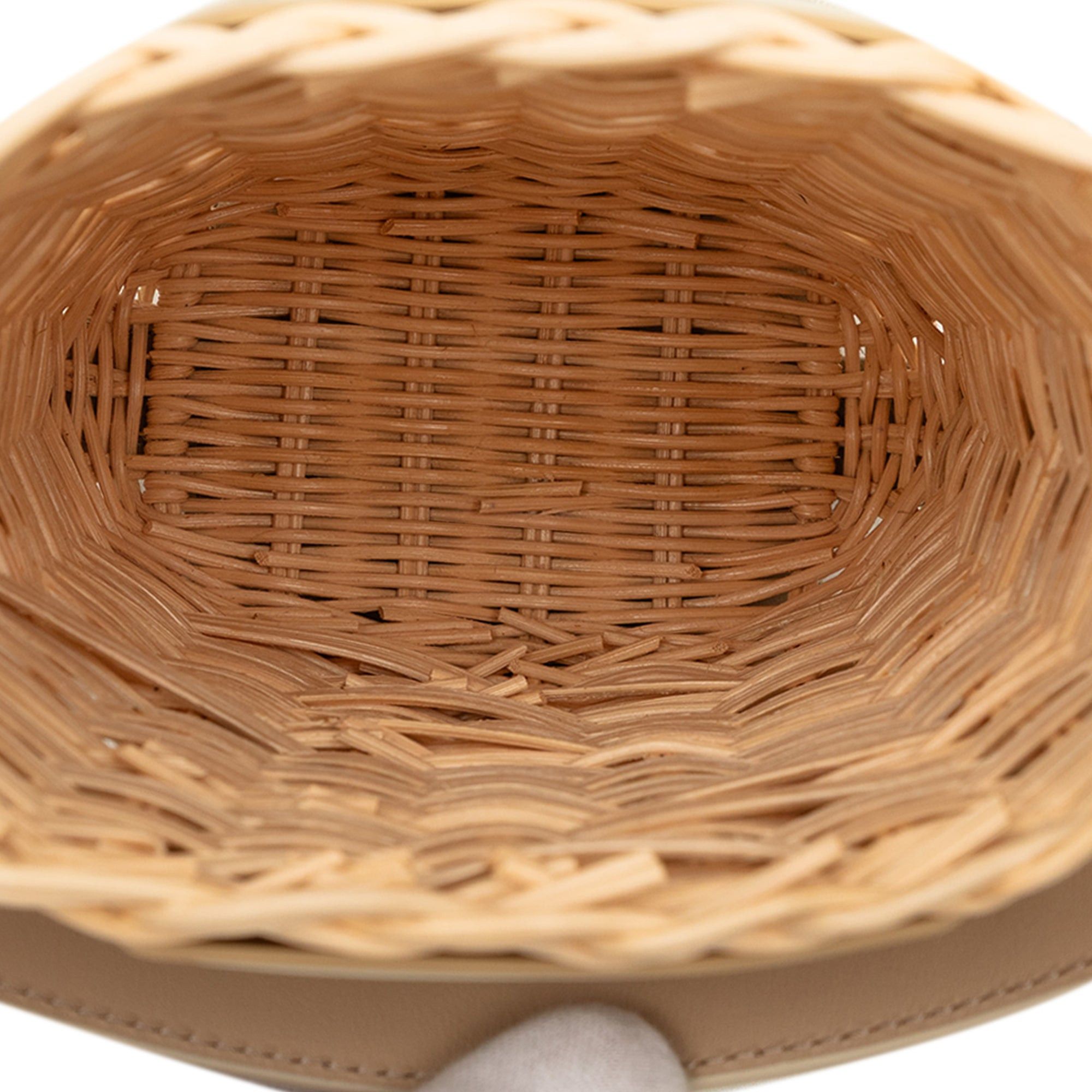 Dior Raffia and Leather Sahara Wicker Basket Bucket Bag Size ONE SIZE - 4 Thumbnail