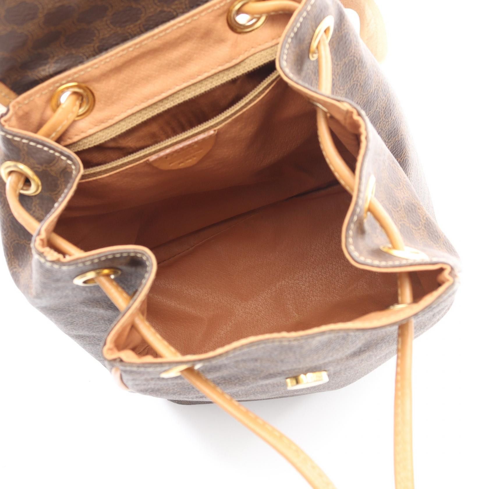 Celine Celine CELINE Macadam Coated Canvas Backpack Plastic / Synthetic Backpack DUTY FREE for USA Size ONE SIZE - 3 Thumbnail