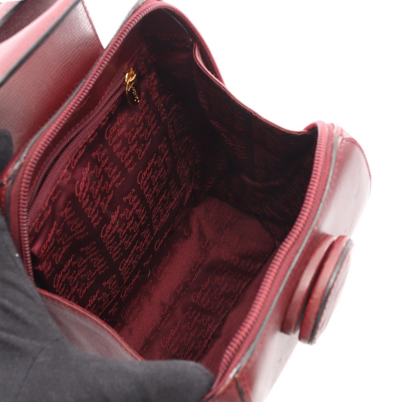 Cartier Cartier Cartier Must Line Leather Backpack Leather Backpack DUTY FREE for USA Size ONE SIZE - 3 Thumbnail