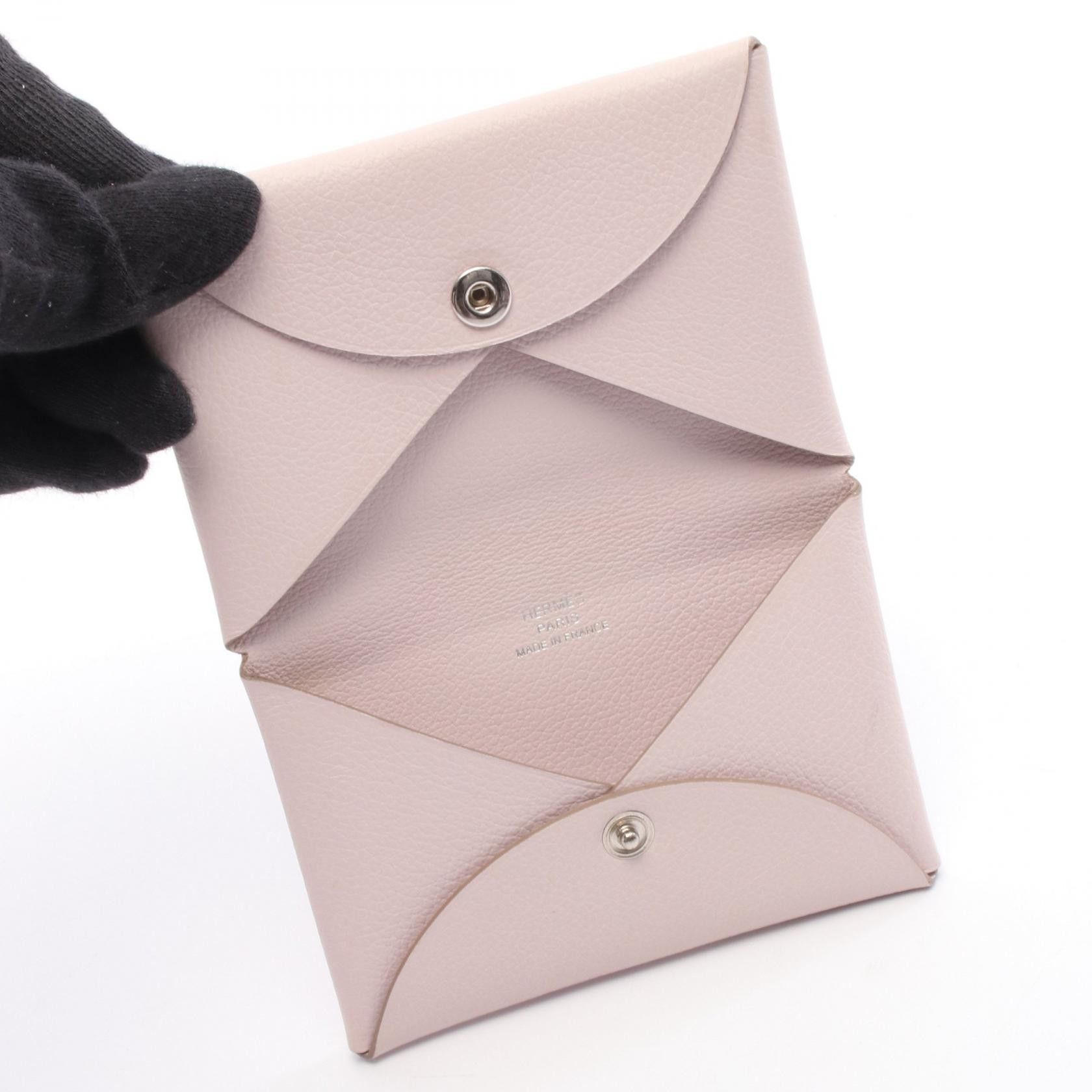 Hermes Hermes Hermes Calvi Evercolor Leather Coin Case Leather Coin Case Stamp U (2022) DUTY FREE for USA Size ONE SIZE - 3 Thumbnail