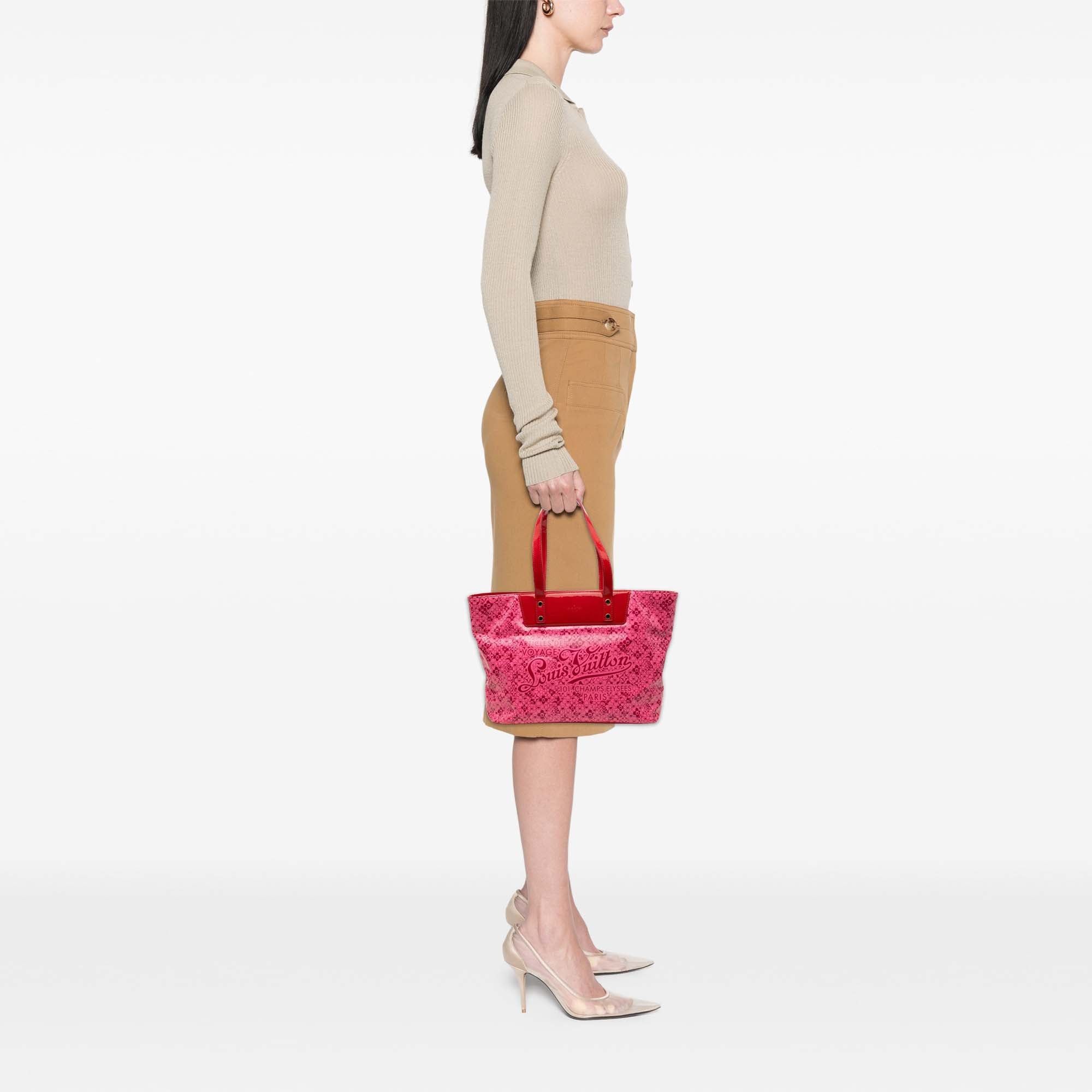 Louis Vuitton Takashi Murakami Coated Canvas Cosmic Blossom Tote PM Size ONE SIZE - 7 Thumbnail