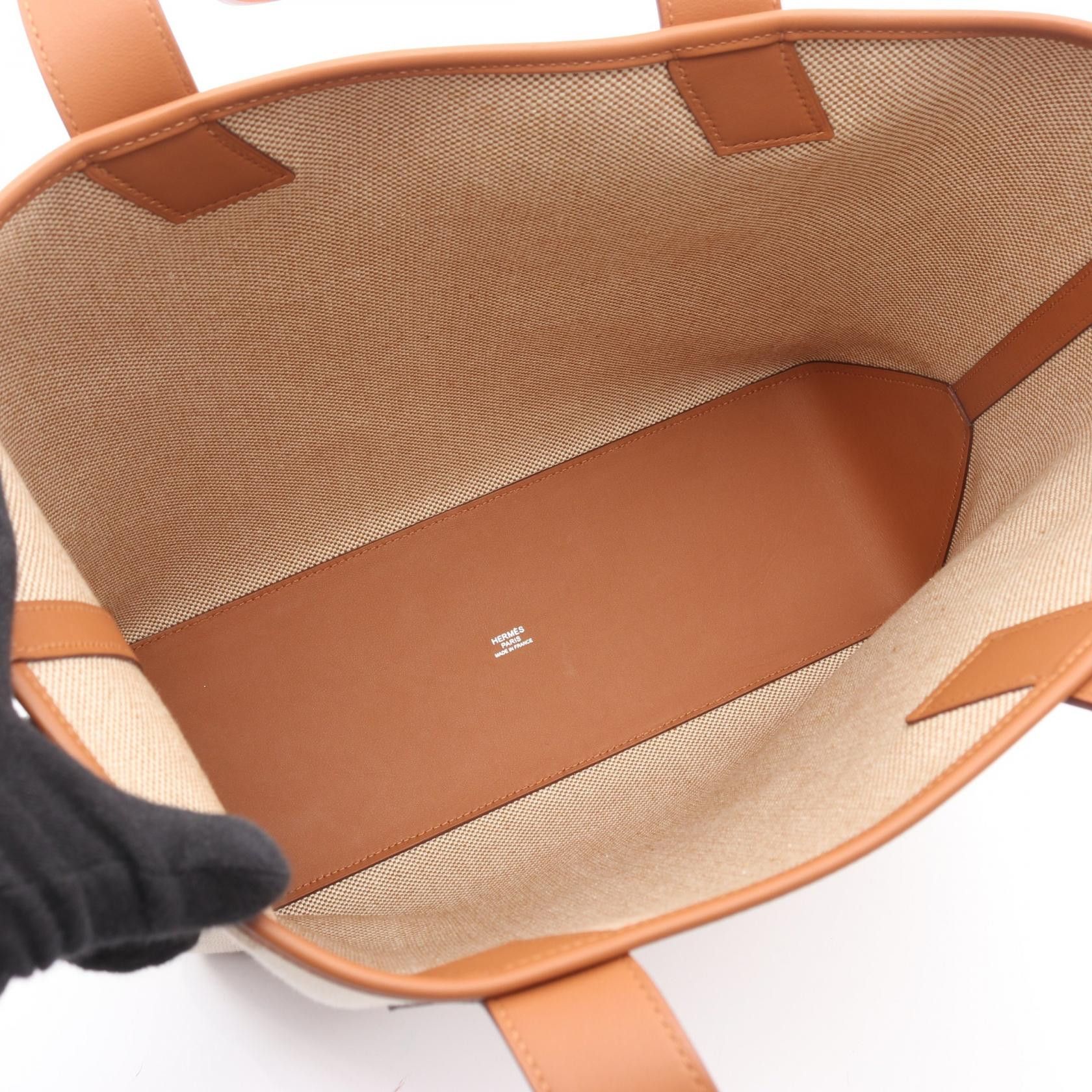 Hermes Hermes Hermes H Envie GM Toile H Veau Swift Tote bag Leather Tote Bag Z(2021) DUTY FREE for USA Size ONE SIZE - 3 Thumbnail