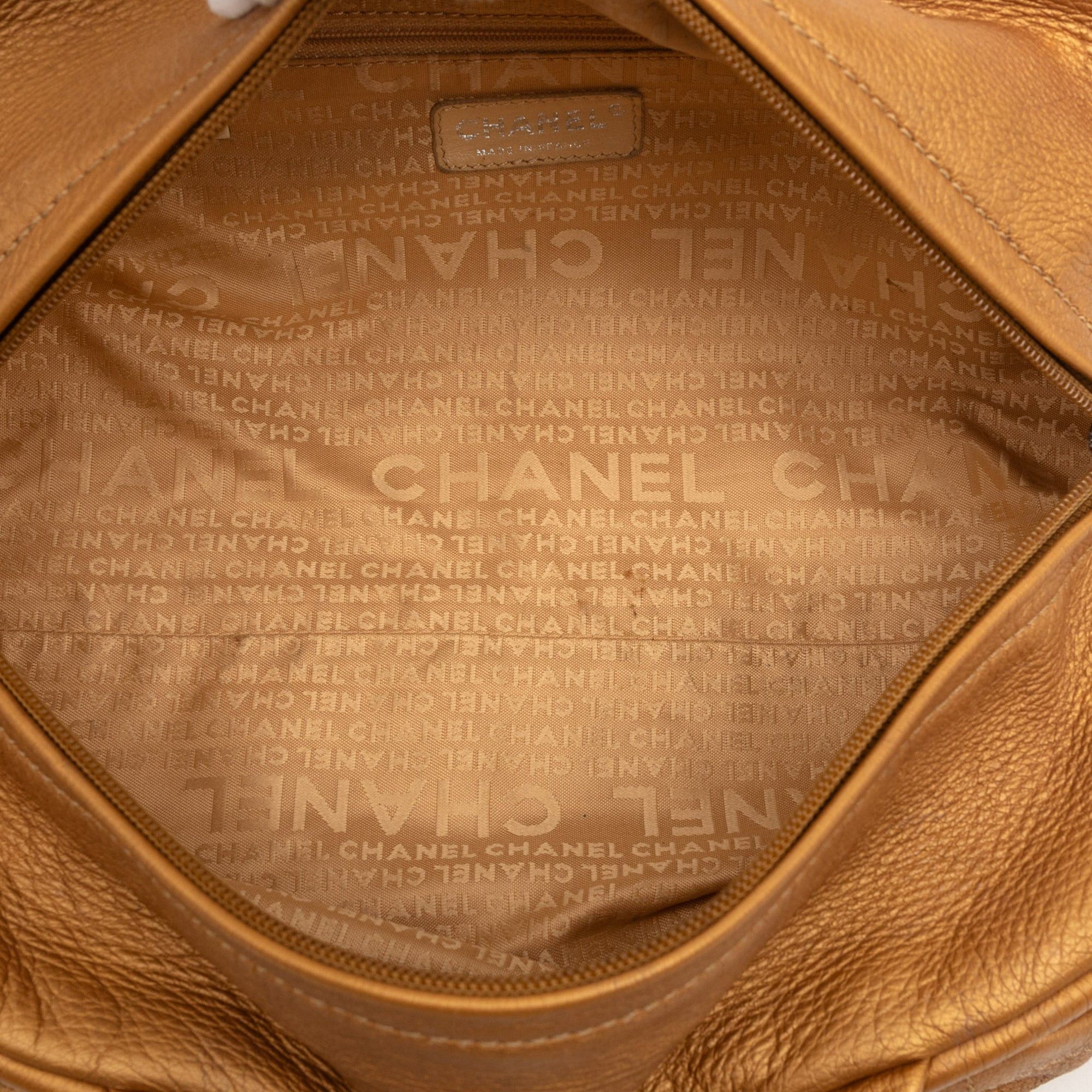 Chanel Small Quilted Metallic Calfskin Le Marais Bowler Bag Size ONE SIZE - 4 Thumbnail