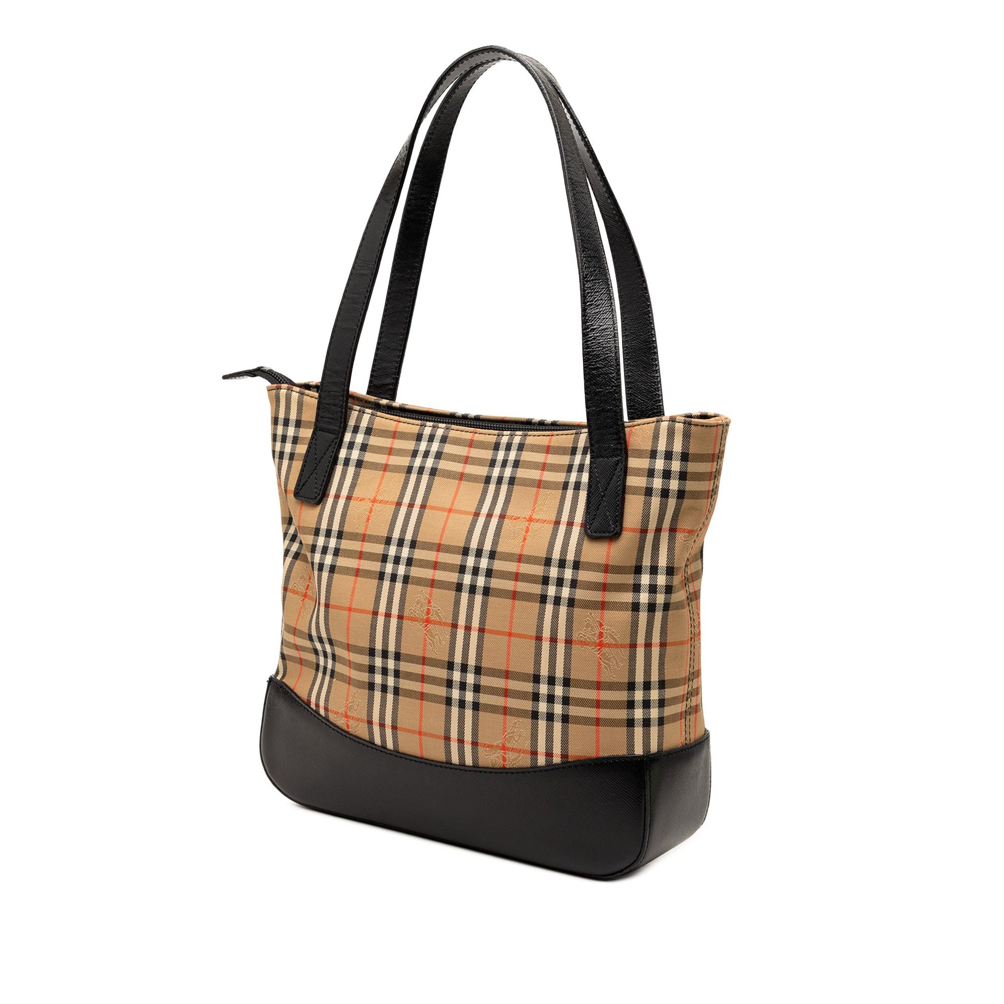 Burberry Haymarket Check Canvas Tote Size ONE SIZE - 2 Thumbnail