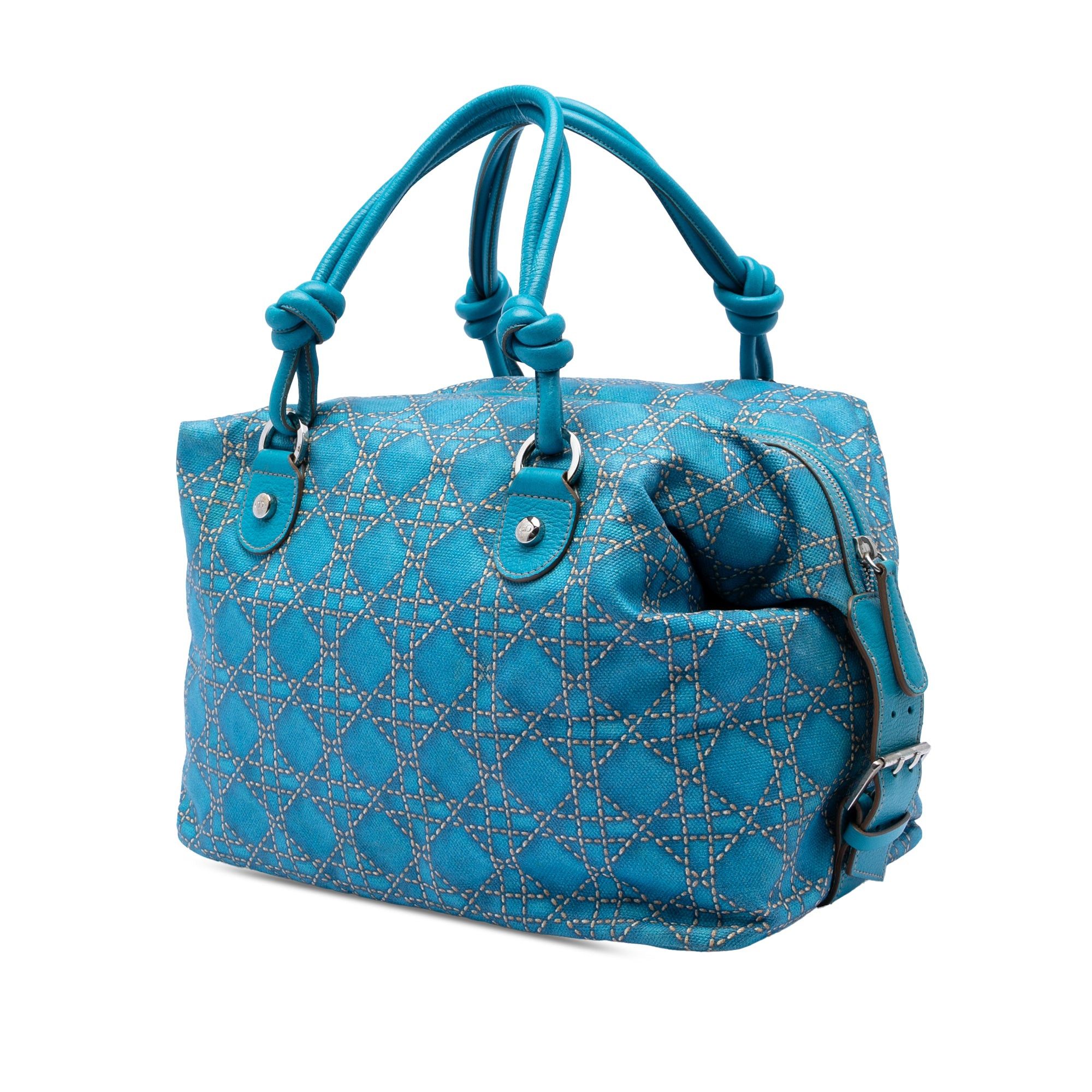 Dior Canvas Cannage Print Cherie Handbag Size ONE SIZE - 2 Thumbnail