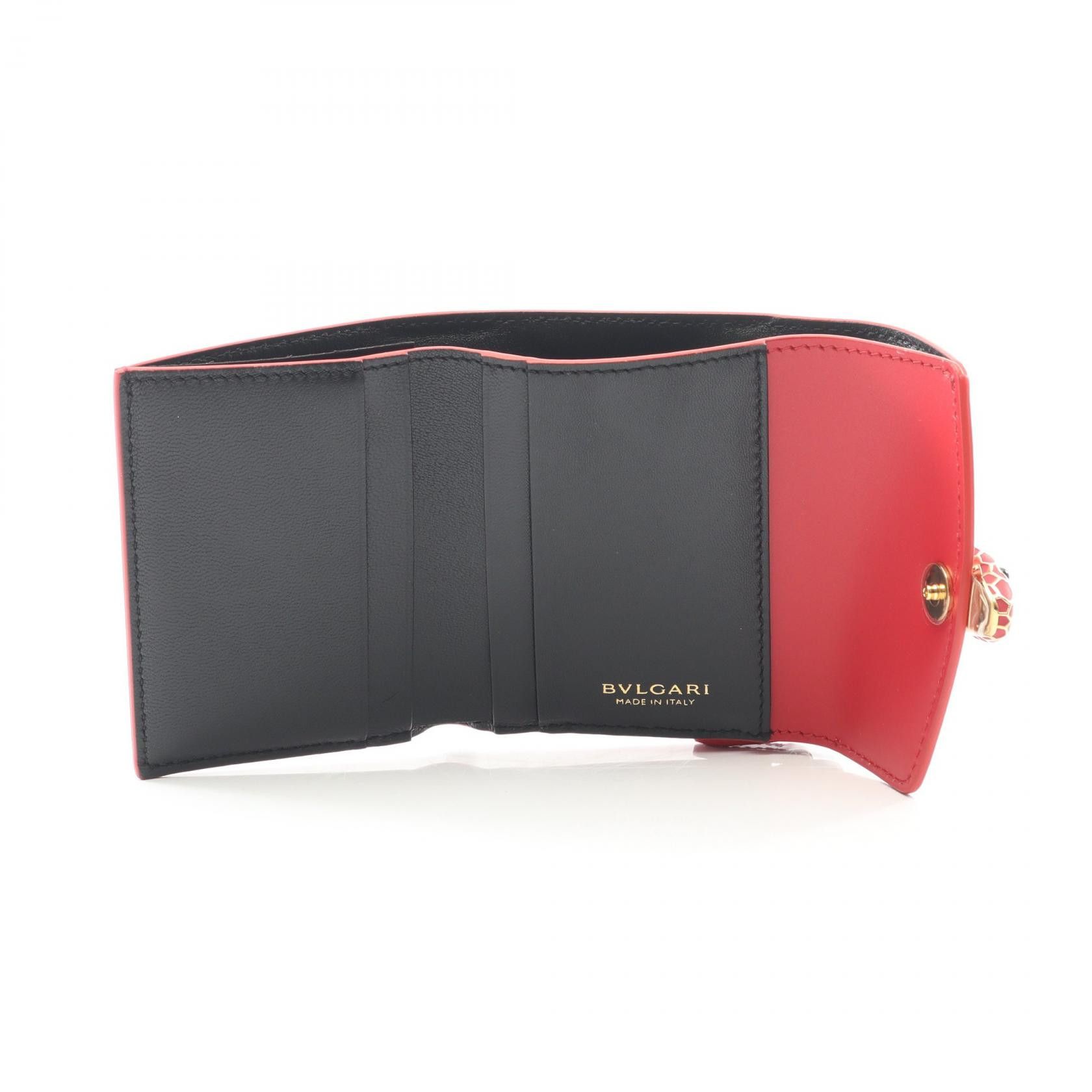 Bvlgari Bvlgari Bvlgari Serpenti Forever Leather Wallet Leather Short Wallet DUTY FREE for USA Size ONE SIZE - 3 Thumbnail