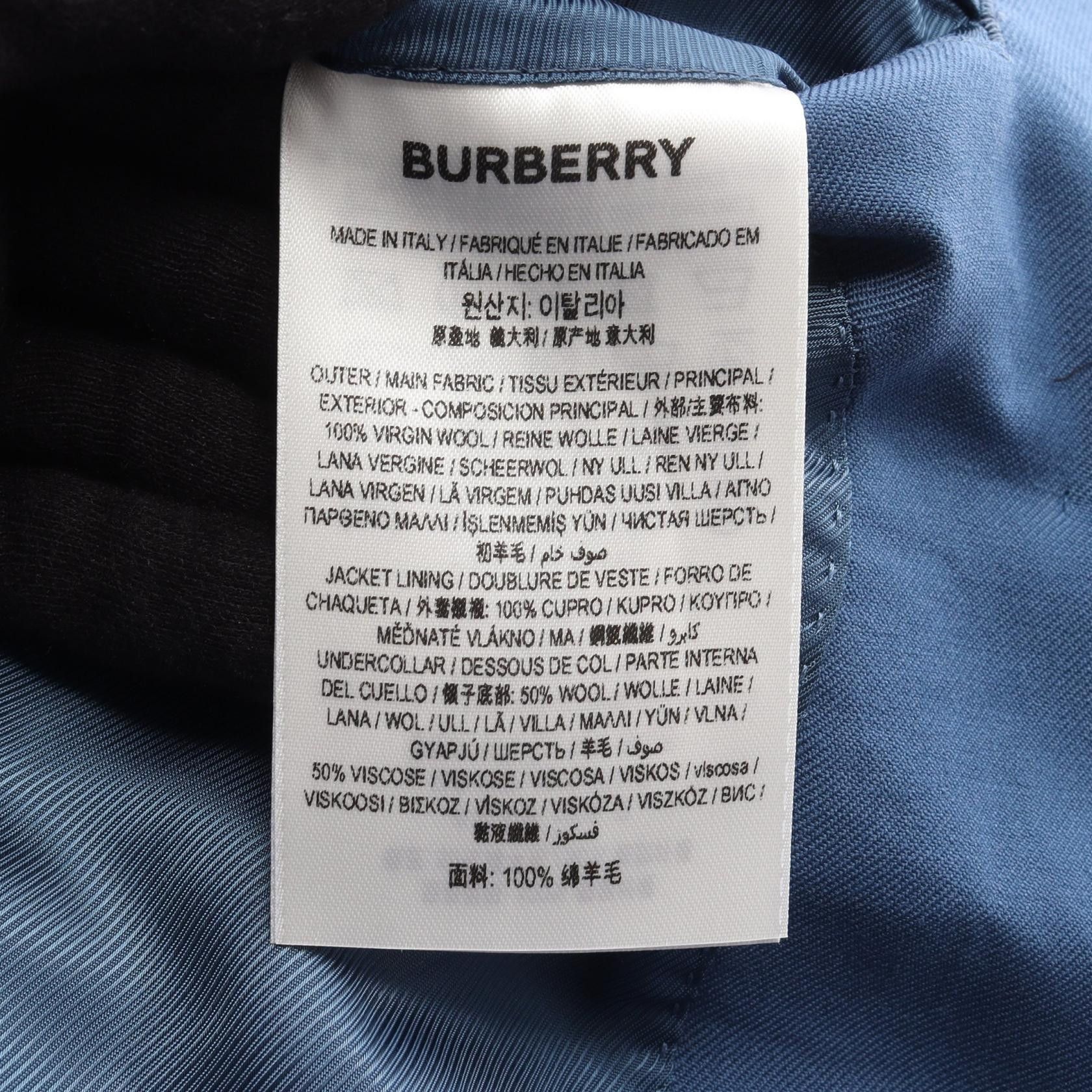 Burberry Burberry Burberry Wool Tailored Jacket Textile Outerwear 8066070 DUTY FREE for USA Size ONE SIZE - 5 Thumbnail