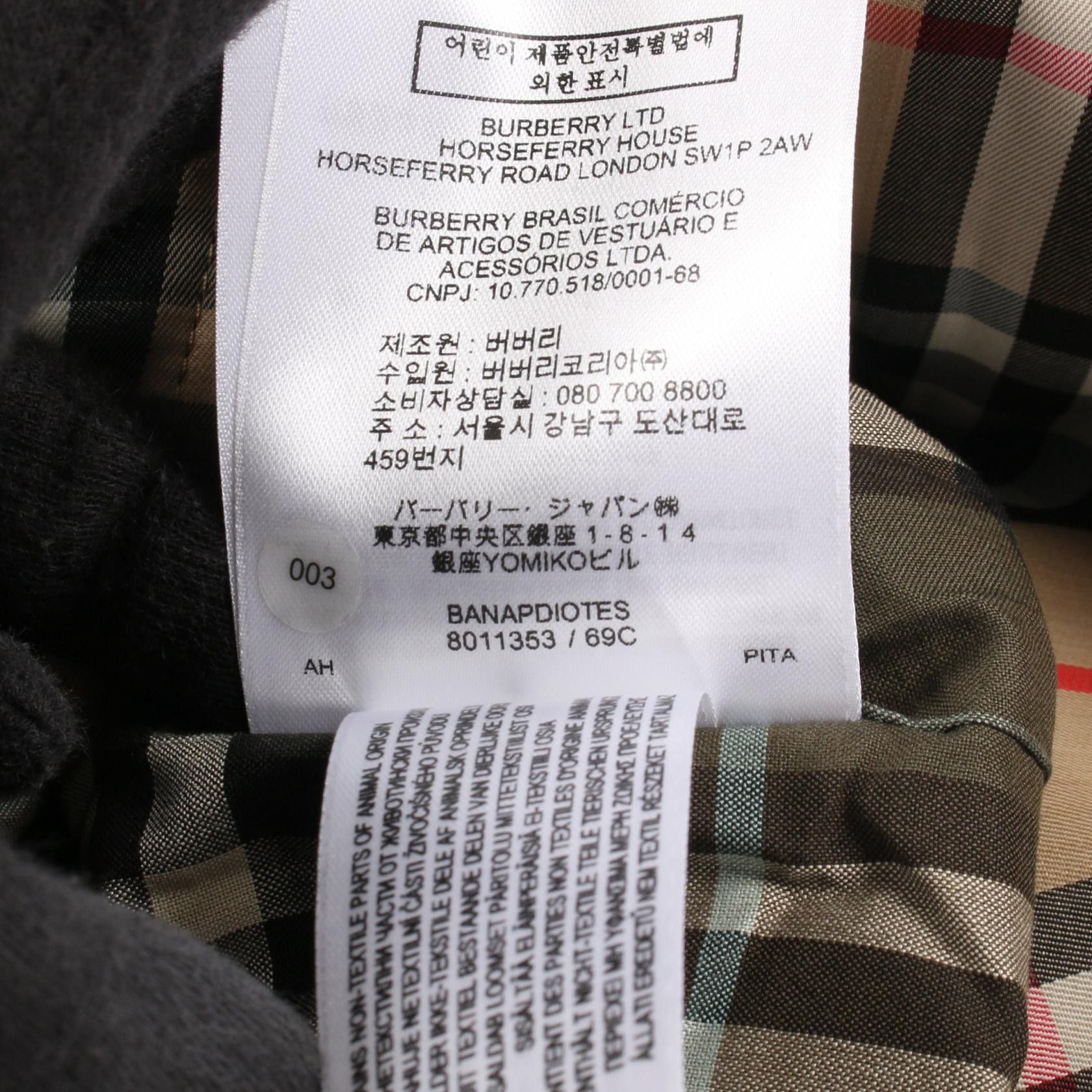 Burberry Burberry Burberry Cotton Polyester Coat Textile Outerwear DUTY FREE for USA Size ONE SIZE - 4 Thumbnail