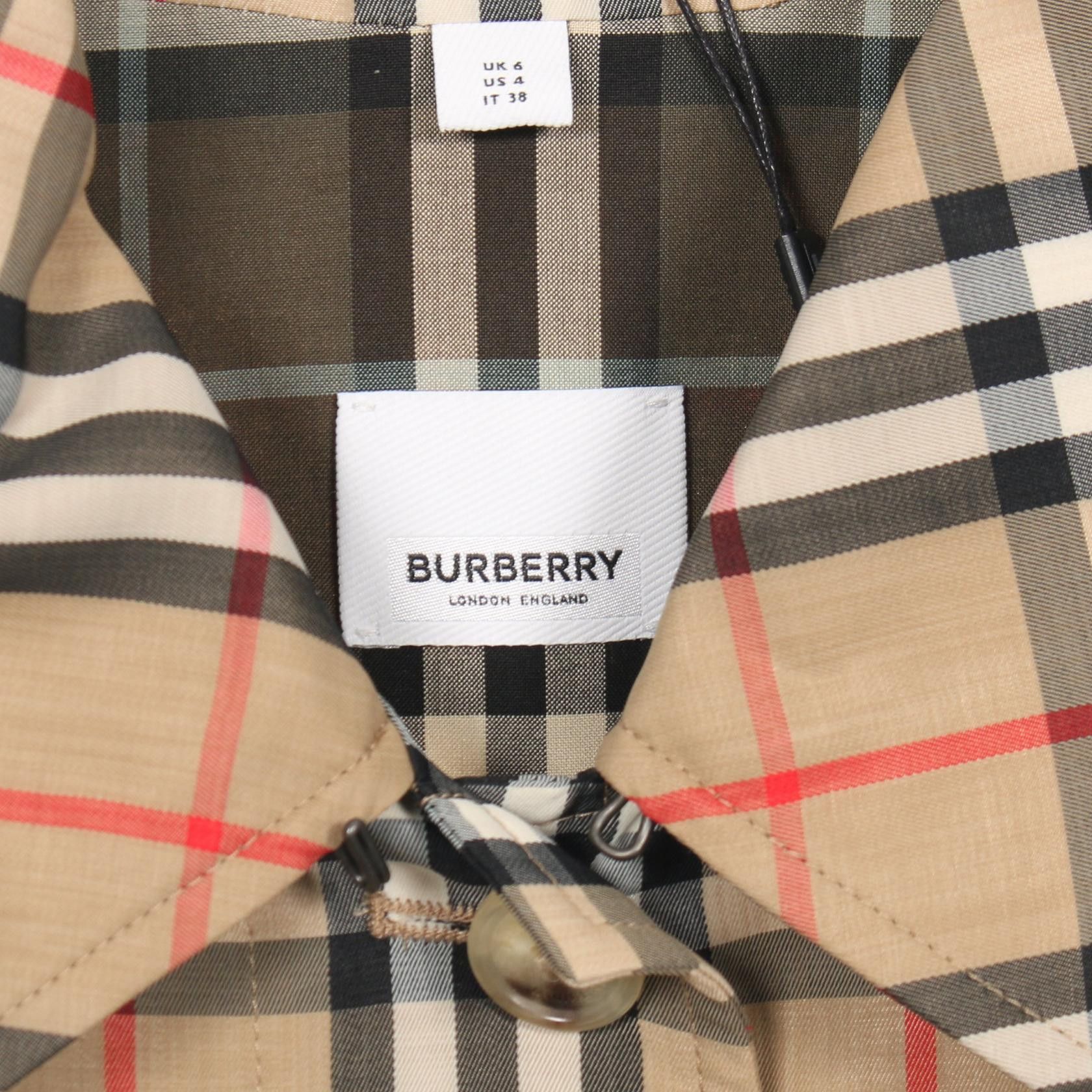 Burberry Burberry Burberry Cotton Polyester Coat Textile Outerwear DUTY FREE for USA Size ONE SIZE - 3 Thumbnail