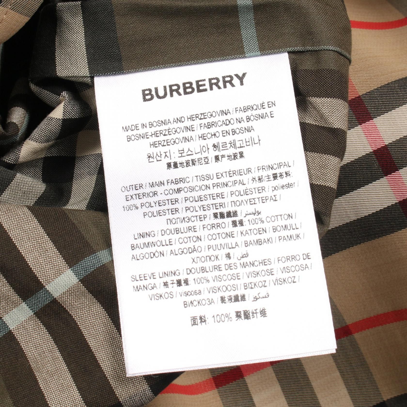 Burberry Burberry Burberry Cotton Polyester Coat Textile Outerwear DUTY FREE for USA Size ONE SIZE - 5 Thumbnail