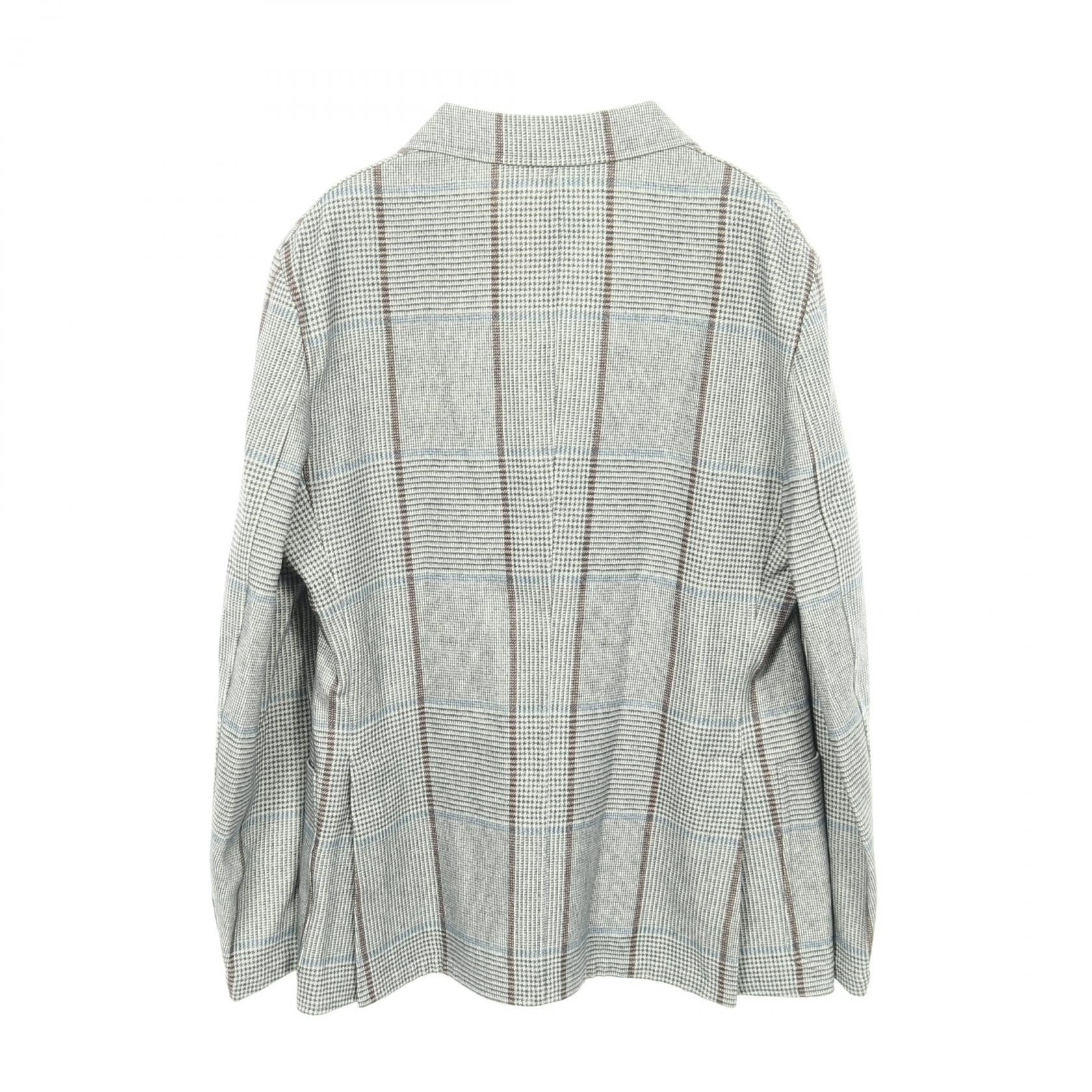Hermes Hermes Hermes Wool Silk Cashmere Blazer Textile Outerwear DUTY FREE for USA Size ONE SIZE - 2 Thumbnail