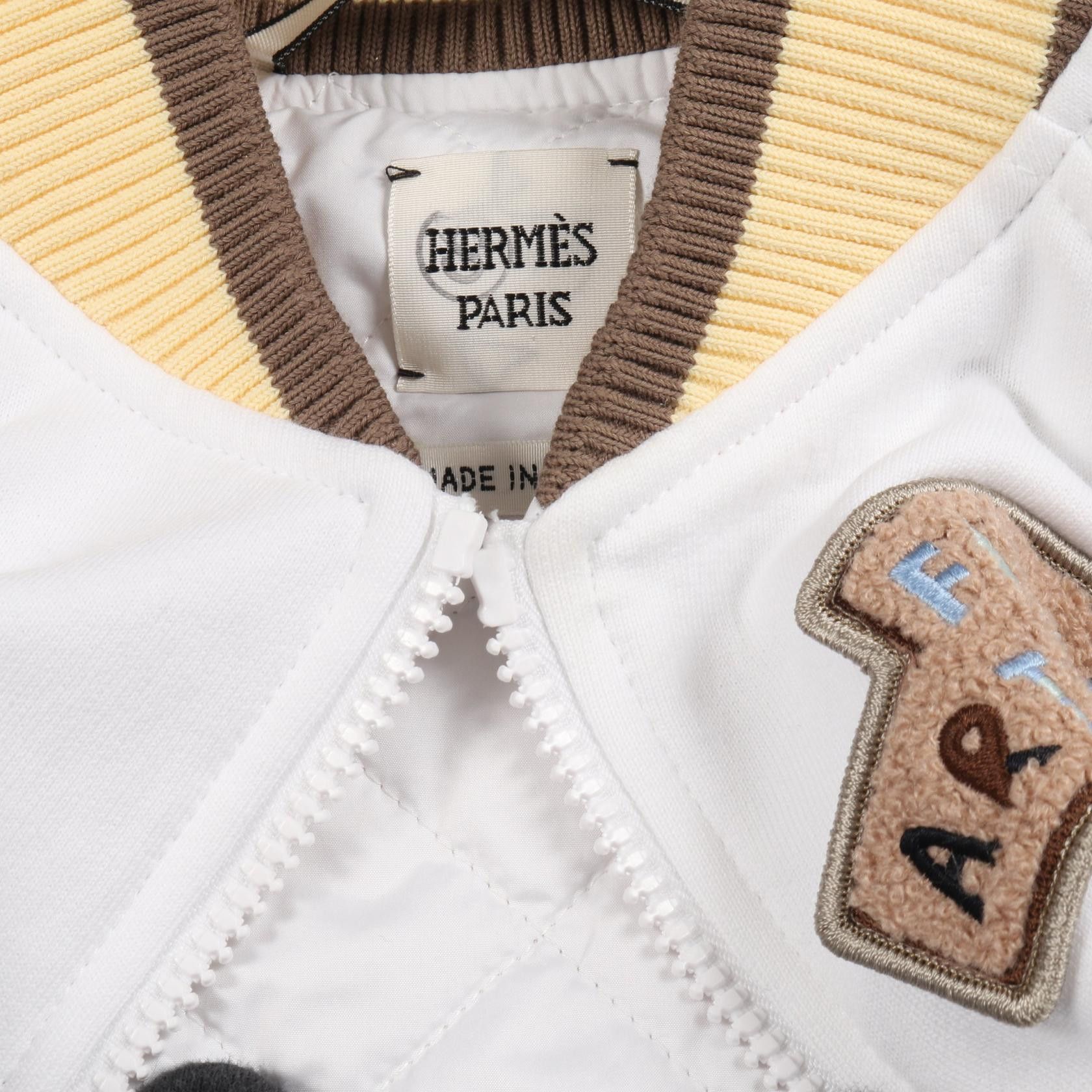 Hermes Hermes Hermes FIGURE ARTISTIQUE Cotton Blouson Textile Outerwear DUTY FREE for USA Size ONE SIZE - 7 Thumbnail