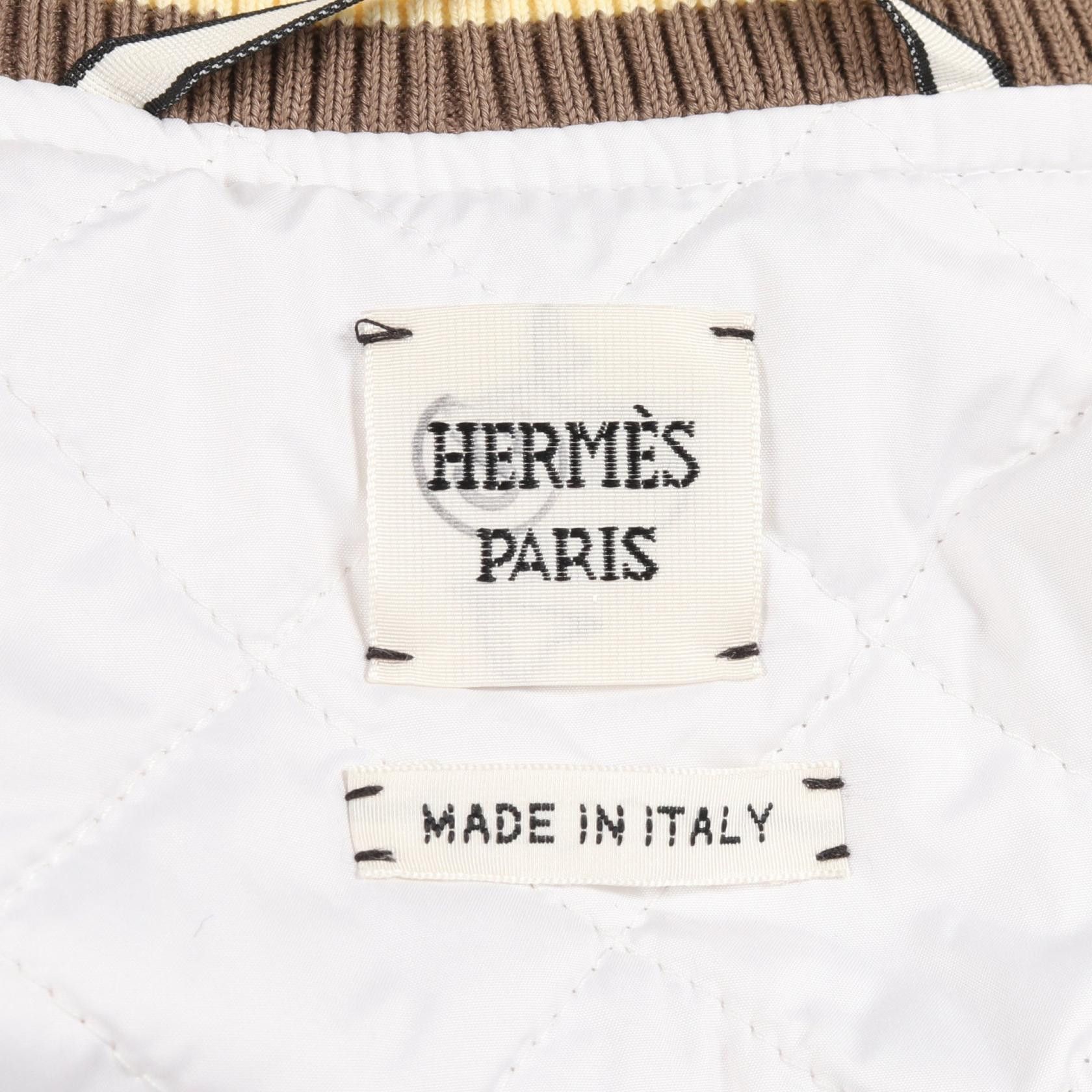Hermes Hermes Hermes FIGURE ARTISTIQUE Cotton Blouson Textile Outerwear DUTY FREE for USA Size ONE SIZE - 3 Thumbnail