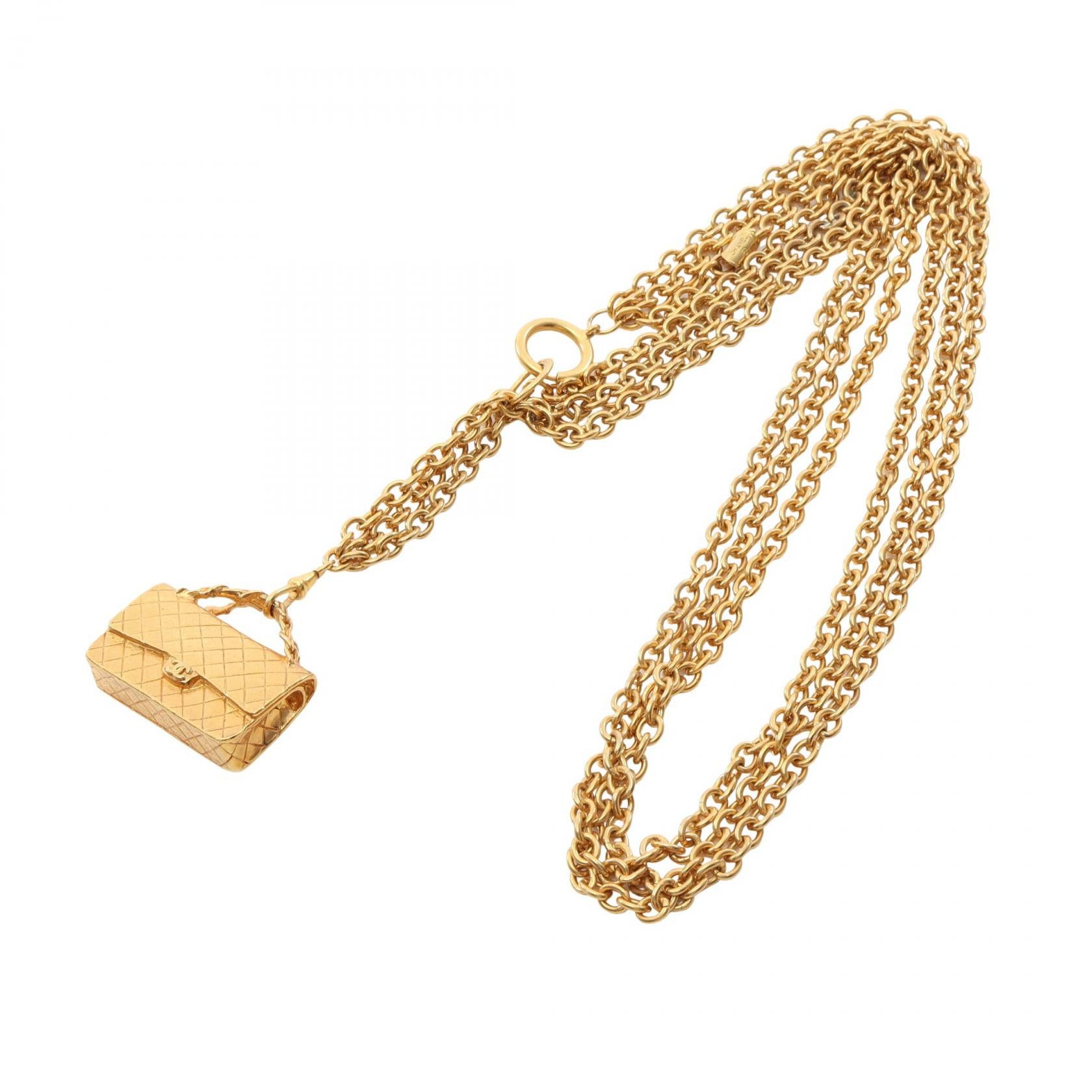 Chanel Chanel CHANEL Matelasse Bag Motif Necklace Metal Necklace DUTY FREE for USA Size ONE SIZE - 3 Thumbnail