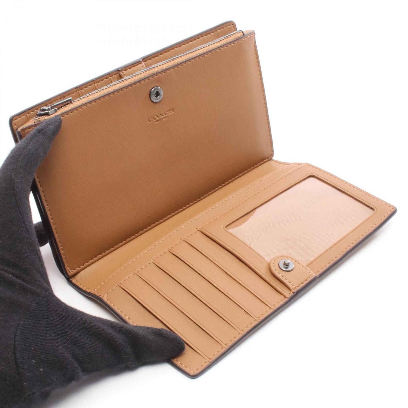 Coach Coach COACH Slim Zip Wallet Leather Long Wallet Leather Long Wallet C8329 DUTY FREE for USA Size ONE SIZE - 3 Thumbnail