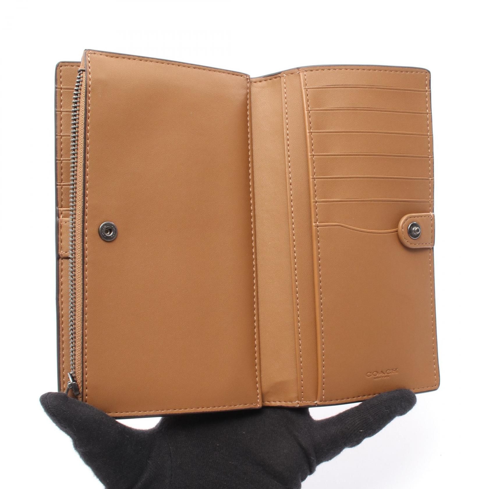Coach Coach COACH Slim Zip Wallet Leather Long Wallet Leather Long Wallet C8329 DUTY FREE for USA Size ONE SIZE - 4 Thumbnail