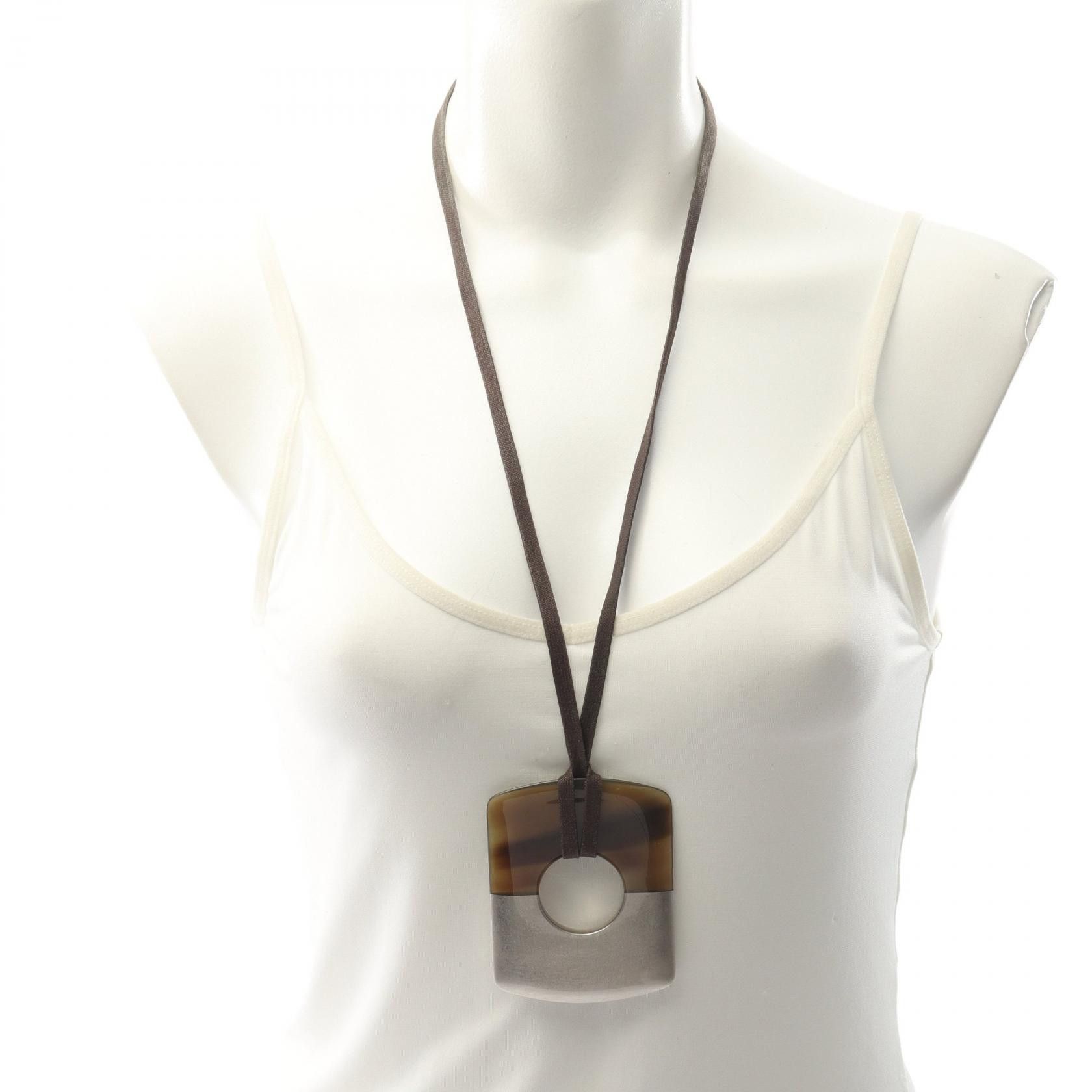 Hermes Hermes Hermes Dalva Buffalo Horn Lacquer Necklace Others Necklace DUTY FREE for USA Size ONE SIZE - 6 Thumbnail