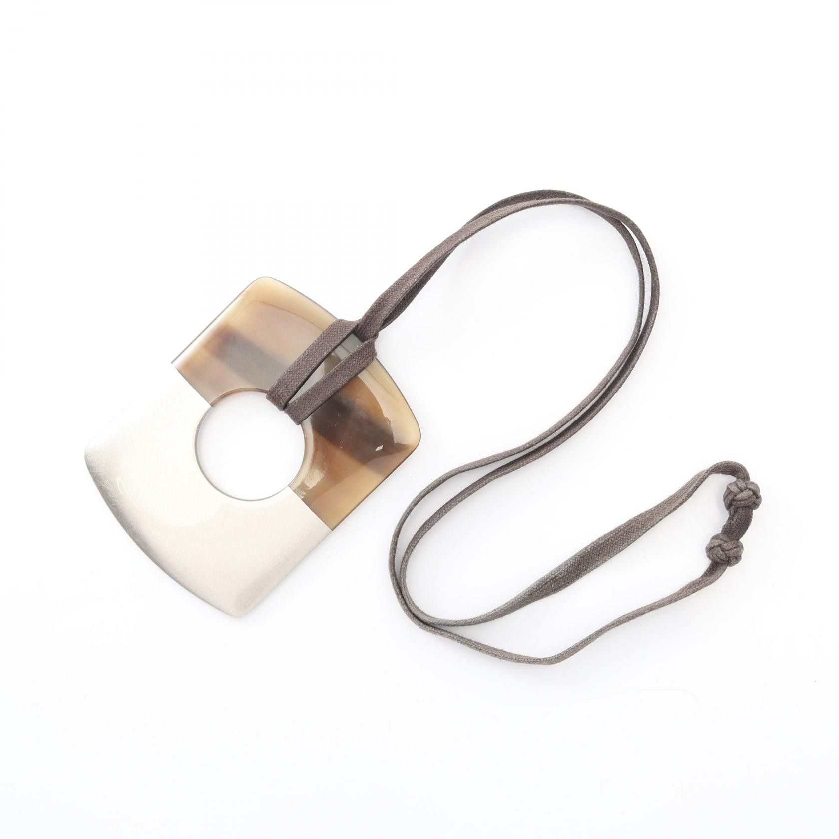 Hermes Hermes Hermes Dalva Buffalo Horn Lacquer Necklace Others Necklace DUTY FREE for USA Size ONE SIZE - 3 Thumbnail