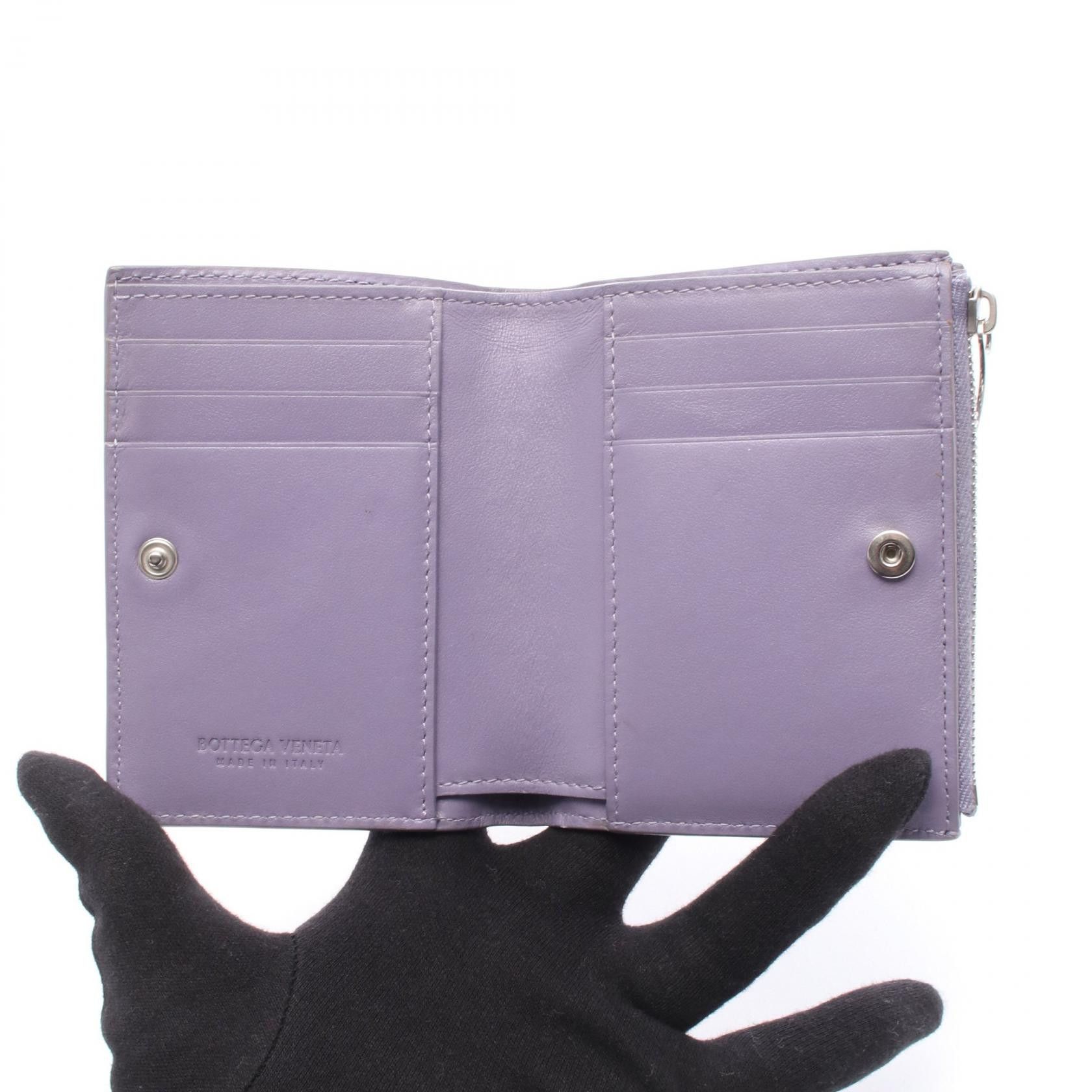 Bottega Veneta Bottega Veneta Bottega Veneta Intrecciato Leather Bifold Wallet Leather Short Wallet DUTY FREE for USA Size ONE SIZE - 3 Thumbnail