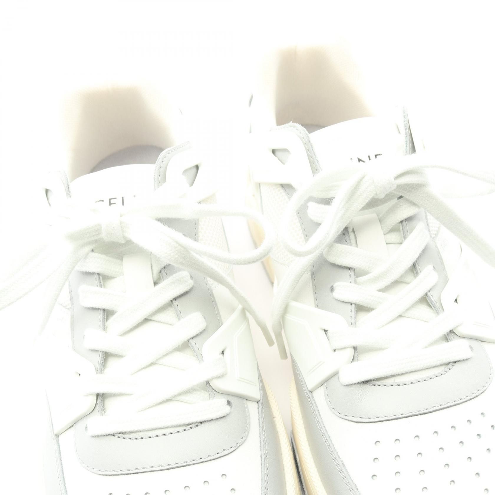 Celine Celine CELINE Triomphe Leather Sneakers Leather Shoes 361554995C00DP41 DUTY FREE for USA Size ONE SIZE - 8 Thumbnail