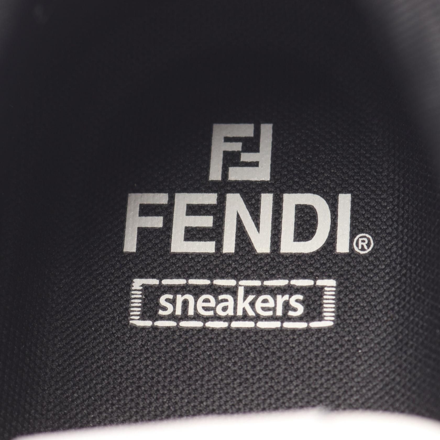 Fendi Fendi Fendi FENDI MATCH Leather Sneakers Leather Shoes 7E1643AOMNF0E7C9 DUTY FREE for USA Size ONE SIZE - 5 Thumbnail