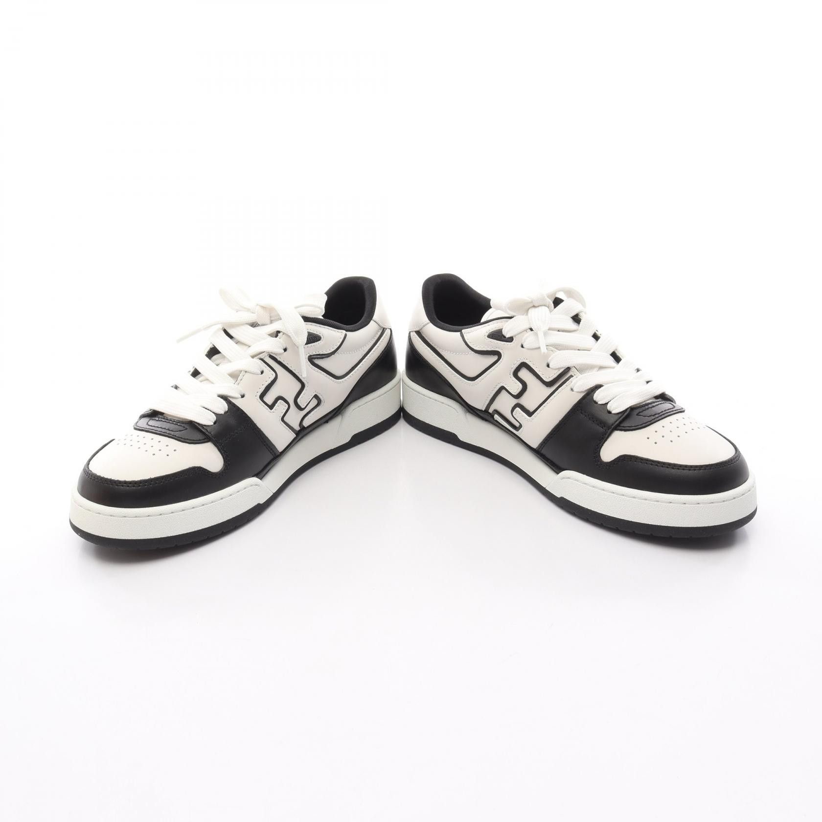 Fendi Fendi Fendi FENDI MATCH Leather Sneakers Leather Shoes 7E1643AOMNF0E7C9 DUTY FREE for USA Size ONE SIZE - 3 Thumbnail