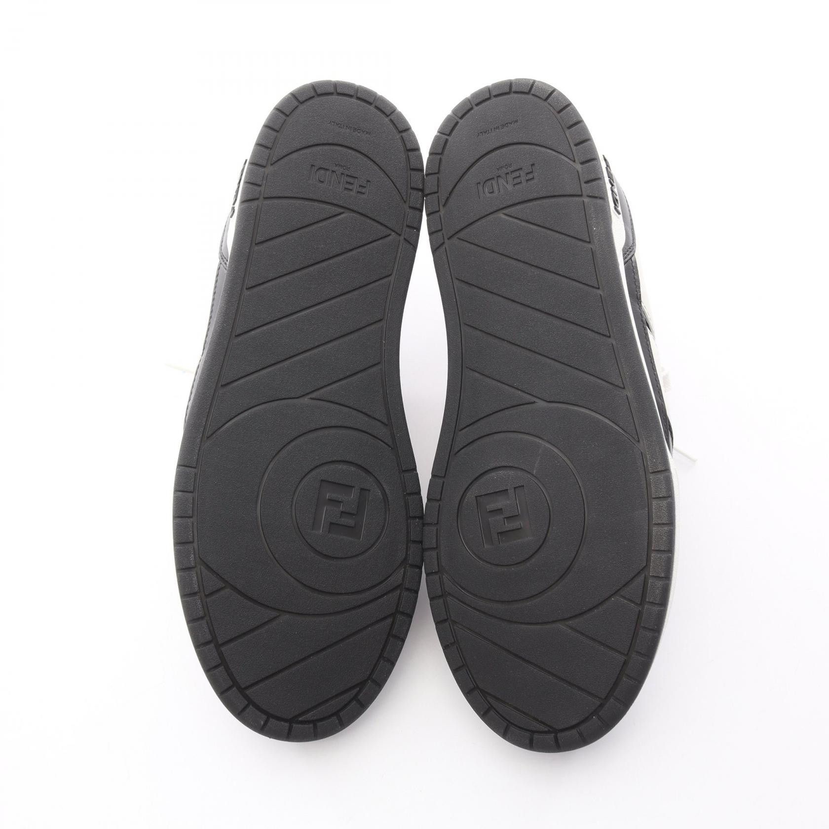 Fendi Fendi Fendi FENDI MATCH Leather Sneakers Leather Shoes 7E1643AOMNF0E7C9 DUTY FREE for USA Size ONE SIZE - 4 Thumbnail