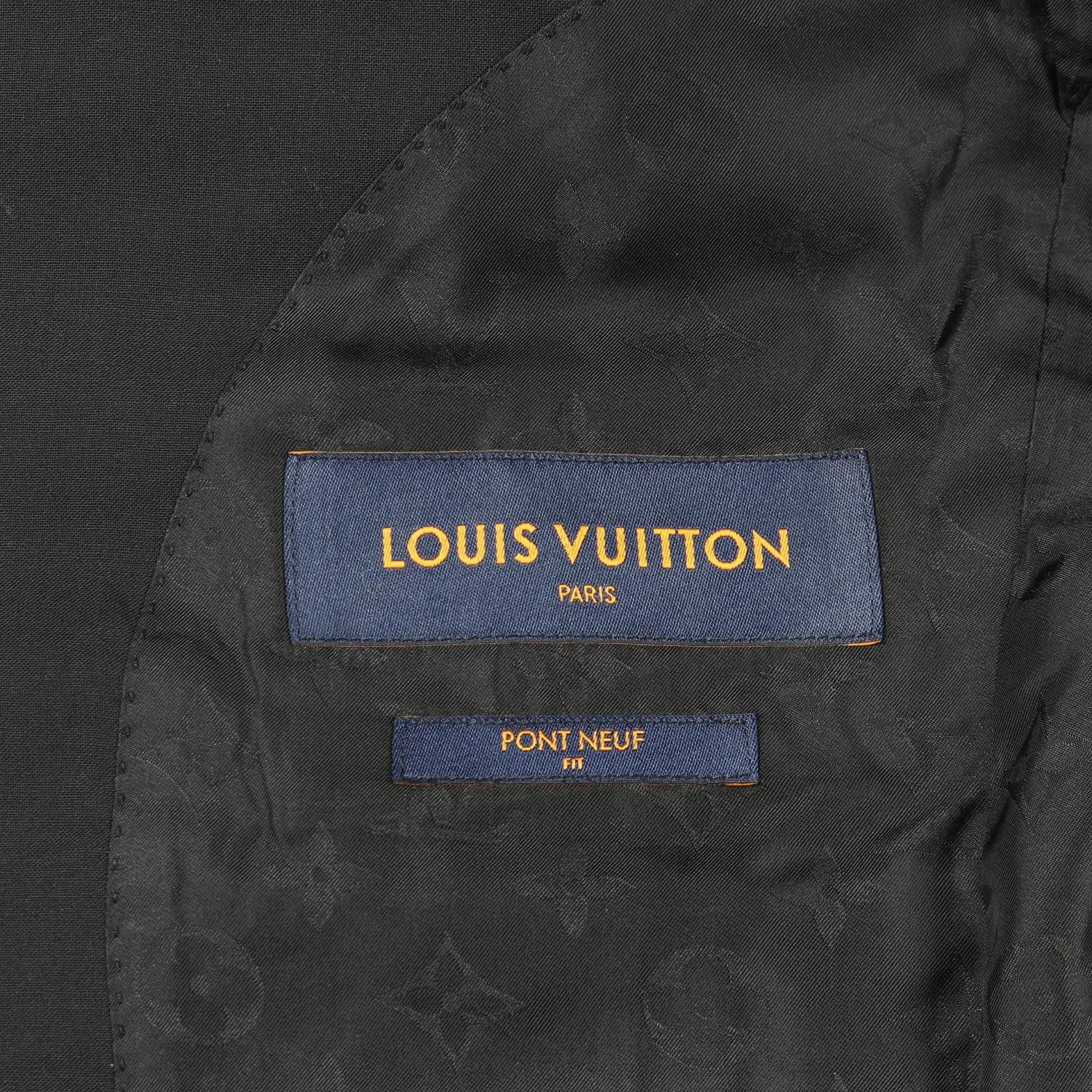Louis Vuitton Louis Vuitton Louis Vuitton Pont Neuf Wool Suit Textile Suits RM231FRE8HOCF4W DUTY FREE for USA Size ONE SIZE - 4 Thumbnail