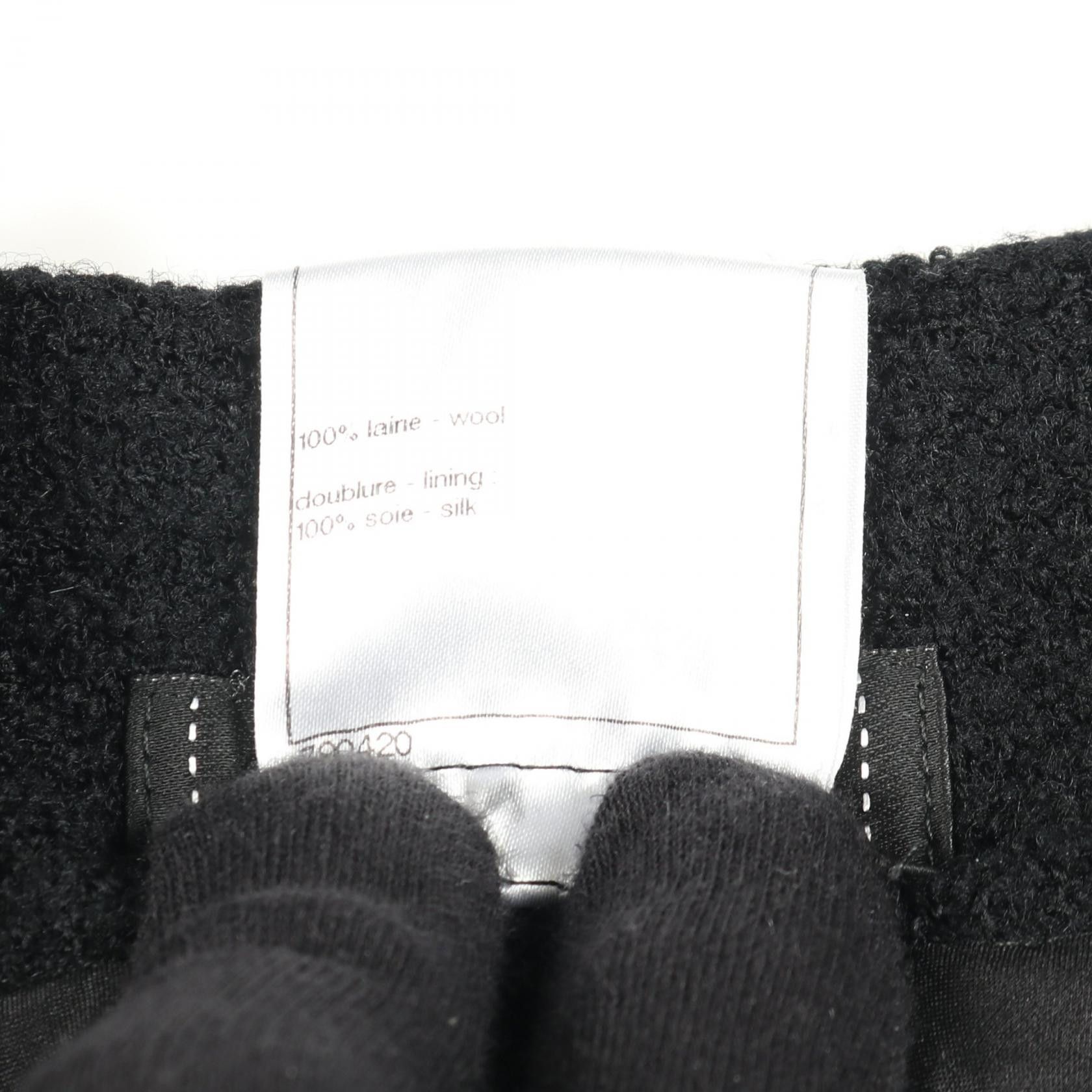 Chanel Chanel Chanel Coco Mark Wool Skirt Textile Skirts DUTY FREE for USA Size ONE SIZE - 4 Thumbnail