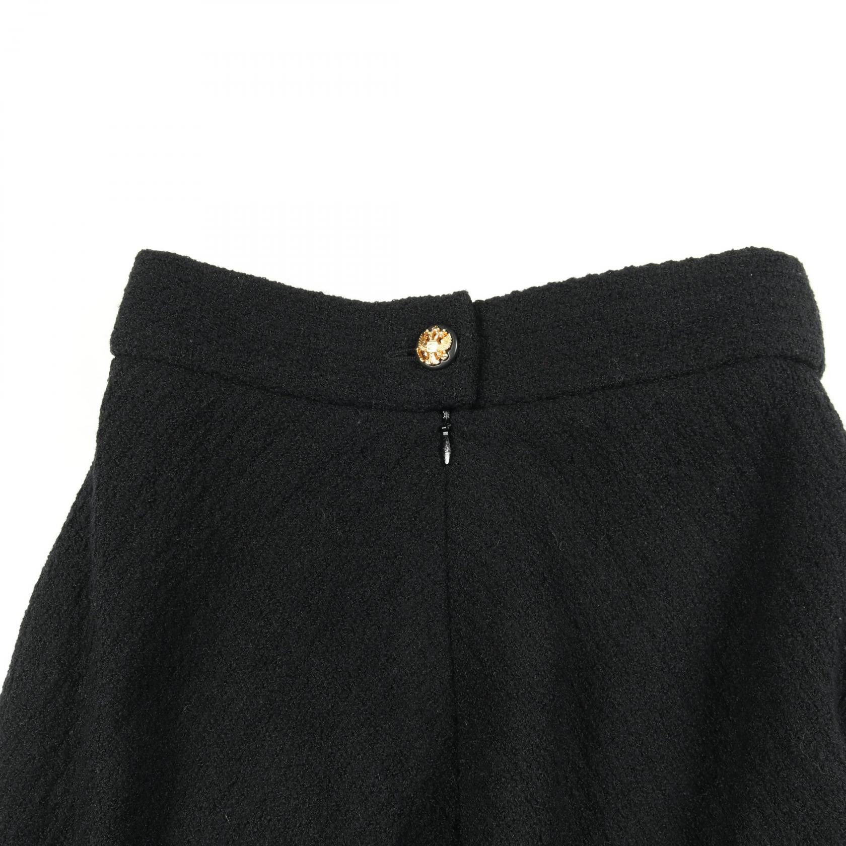 Chanel Chanel Chanel Coco Mark Wool Skirt Textile Skirts DUTY FREE for USA Size ONE SIZE - 5 Thumbnail