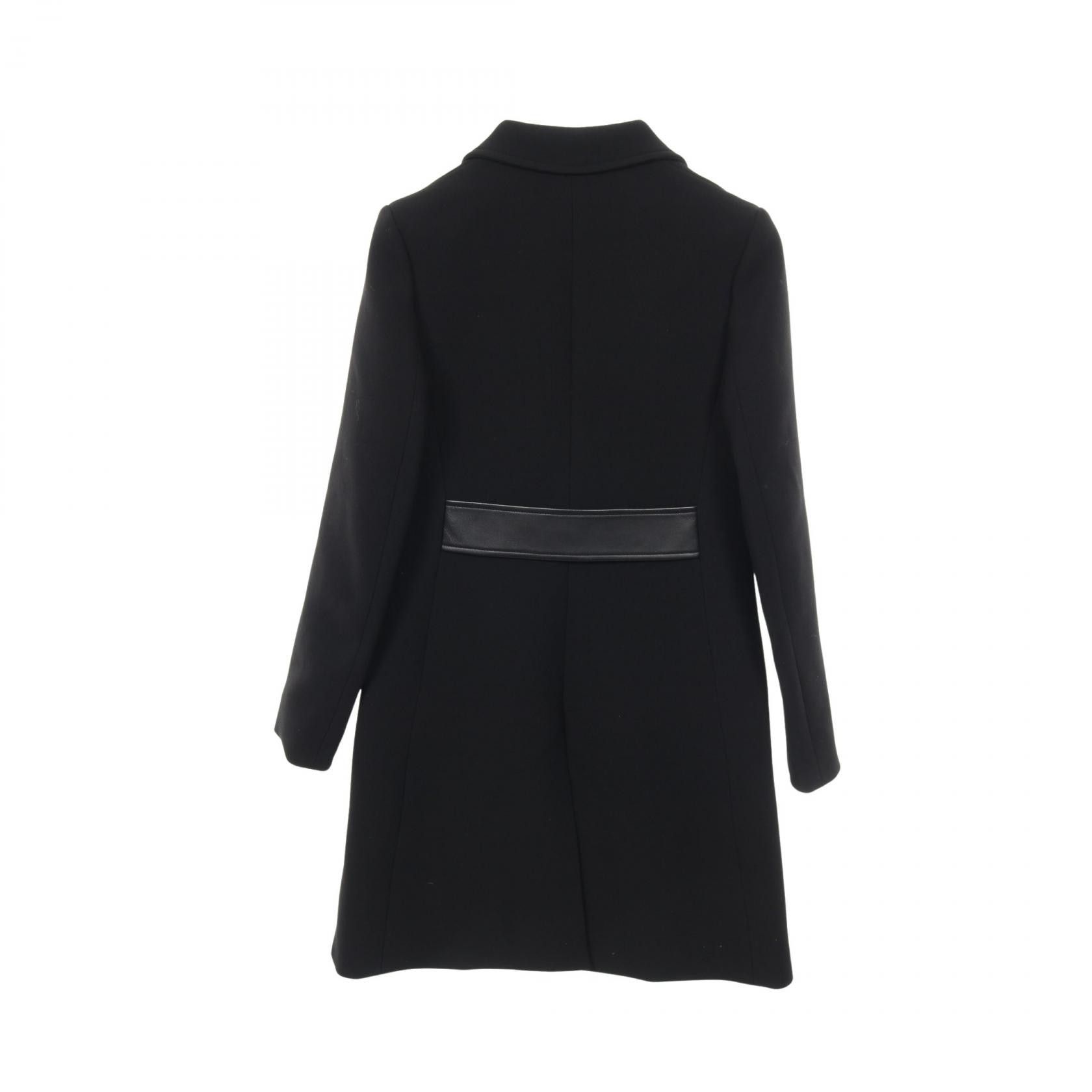 Louis Vuitton Louis Vuitton Louis Vuitton Wool Leather Coat Leather Outerwear DUTY FREE for USA Size ONE SIZE - 2 Thumbnail