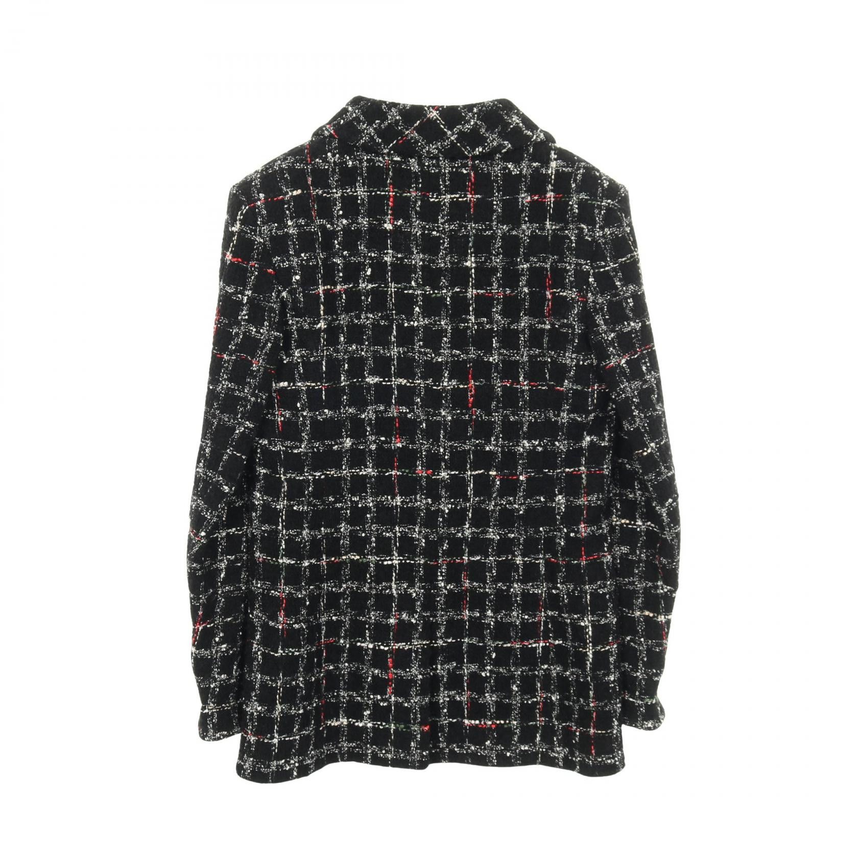 Chanel Chanel Chanel Coco Mark Button Tweed Outerwear Textile Outerwear P73609V65153 DUTY FREE for USA Size ONE SIZE - 2 Thumbnail