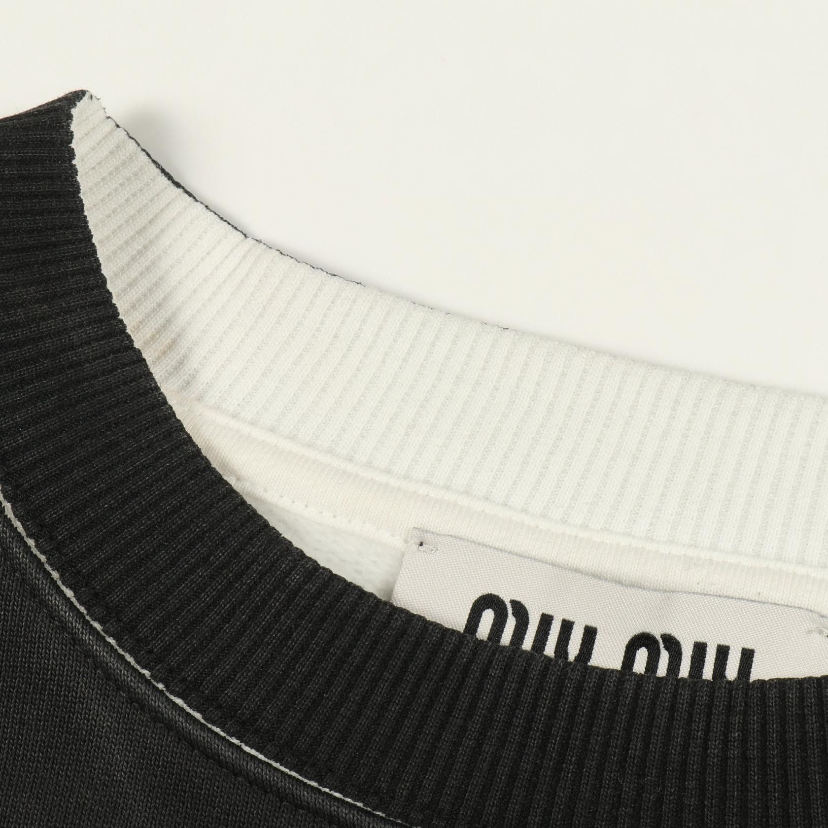 Miu Miu Miu Miu Miu Miu Cotton Sweatshirt Textile Sweatshirts & Hoodies DUTY FREE for USA Size ONE SIZE - 6 Thumbnail