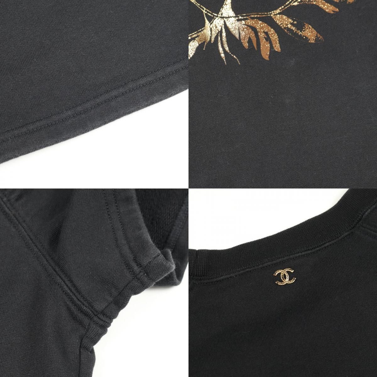 Chanel Chanel Chanel Coco Mark Cotton Top Textile Tops P57840K07626 DUTY FREE for USA Size ONE SIZE - 10 Thumbnail