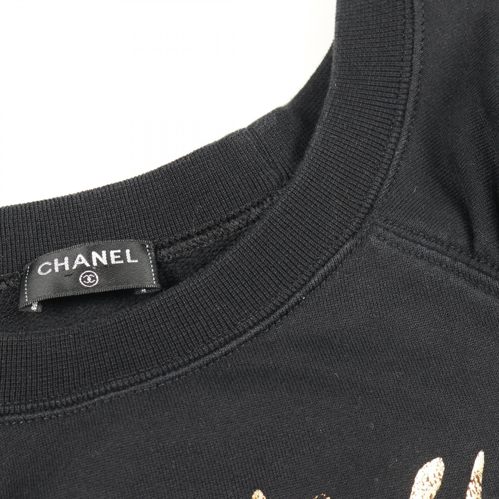 Chanel Chanel Chanel Coco Mark Cotton Top Textile Tops P57840K07626 DUTY FREE for USA Size ONE SIZE - 6 Thumbnail